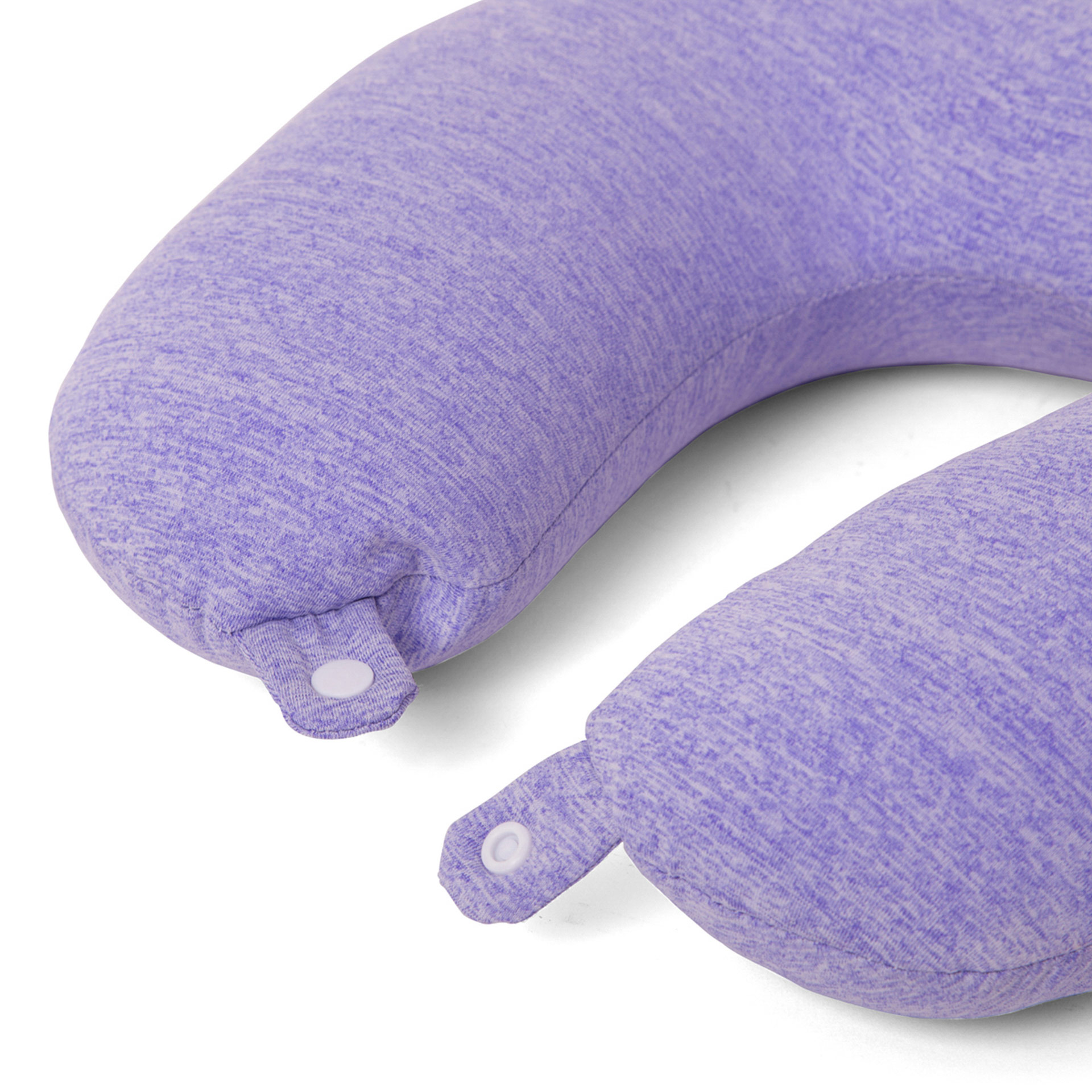 Cuscino Da Viaggio Con Microsfere Per Il Collo Viola, , large