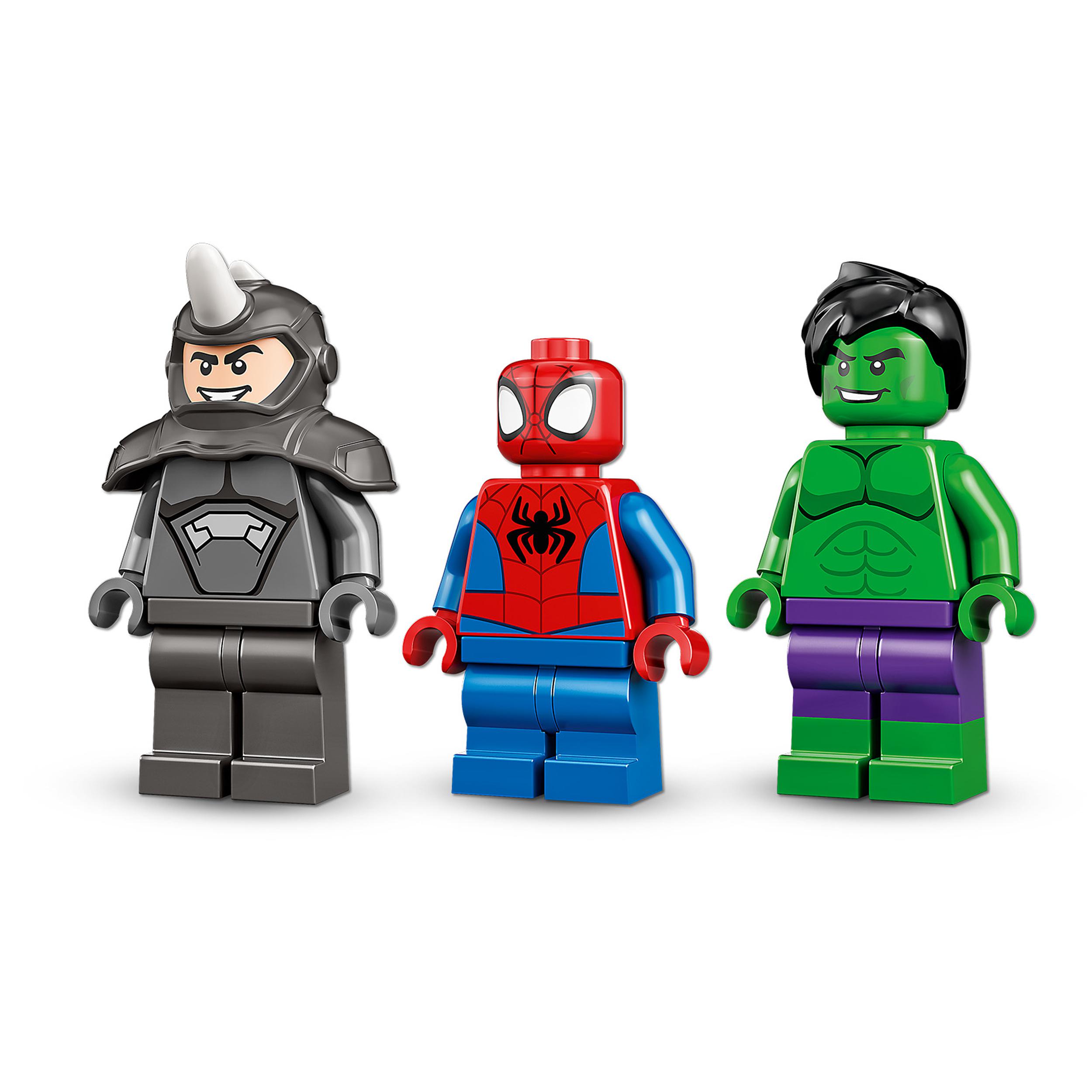 LEGO Marvel Spidey e i Suoi Fantastici Amici Resa dei Conti tra Hulk e Rhino, Mo 10782, , large