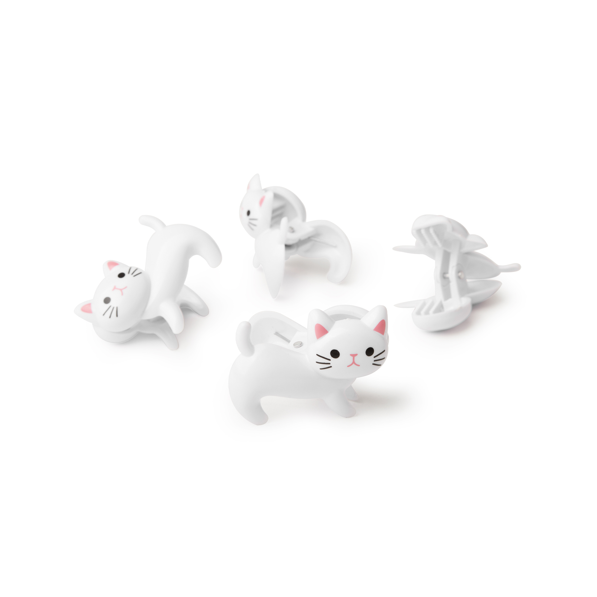 Clip Gatto - Set 4 Pz, , large