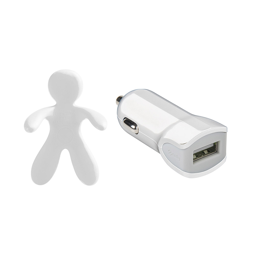 Caricabatterie con profumatore per auto Celly, , large