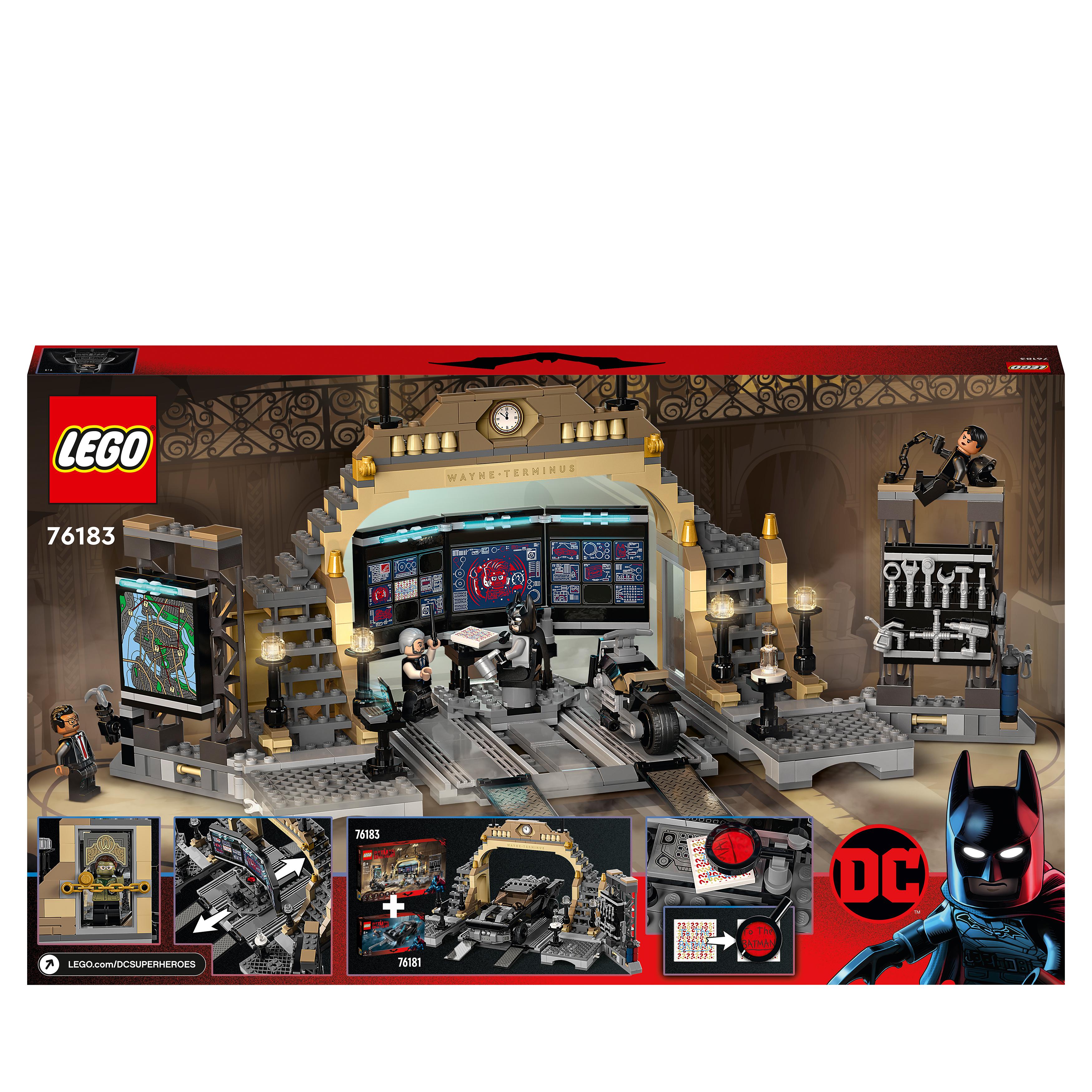 LEGO DC Batman Batcaverna: Faccia A Faccia con The Riddler, Moto Giocattolo, Gio 76183, , large