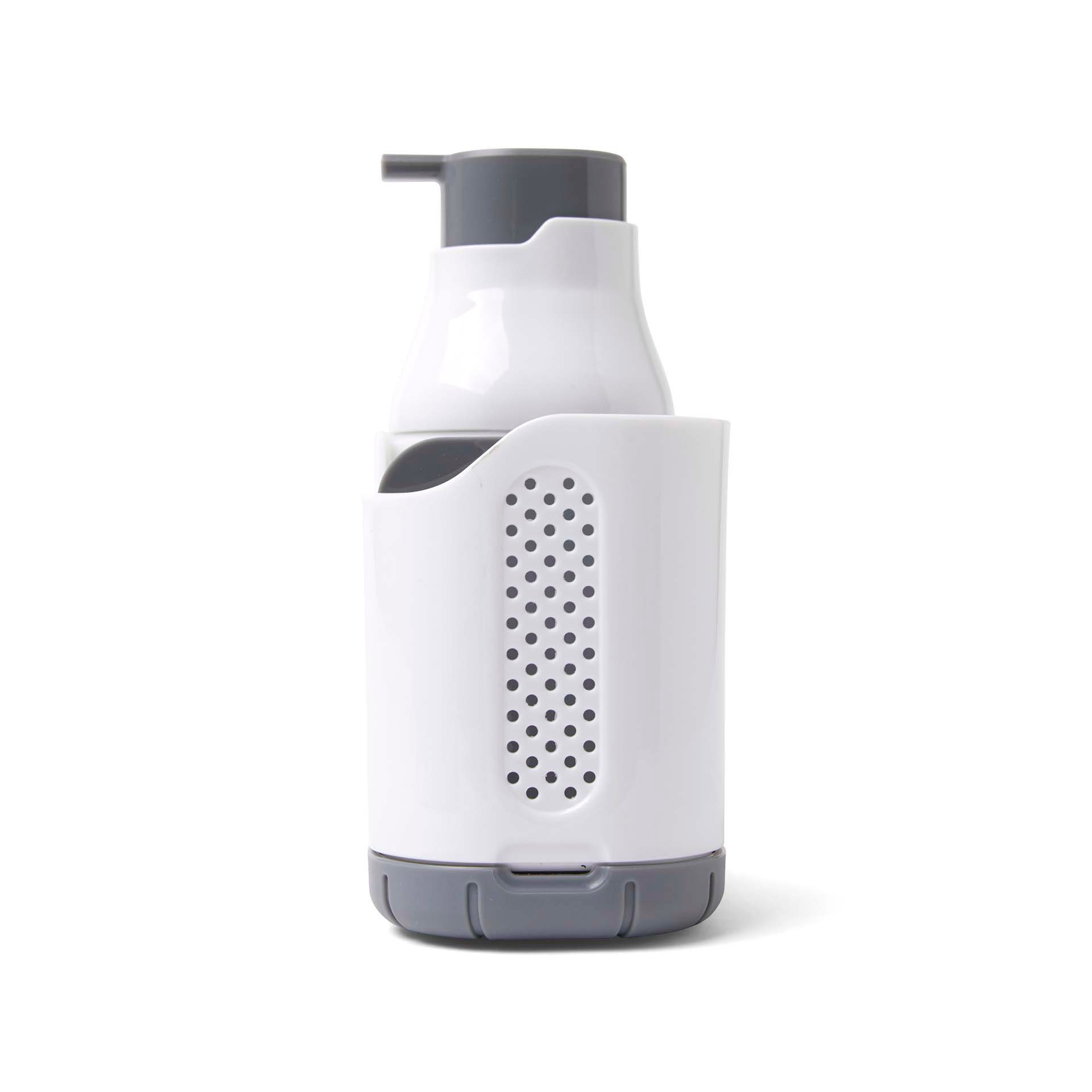 Dosatore per sapone con porta accessori, , large