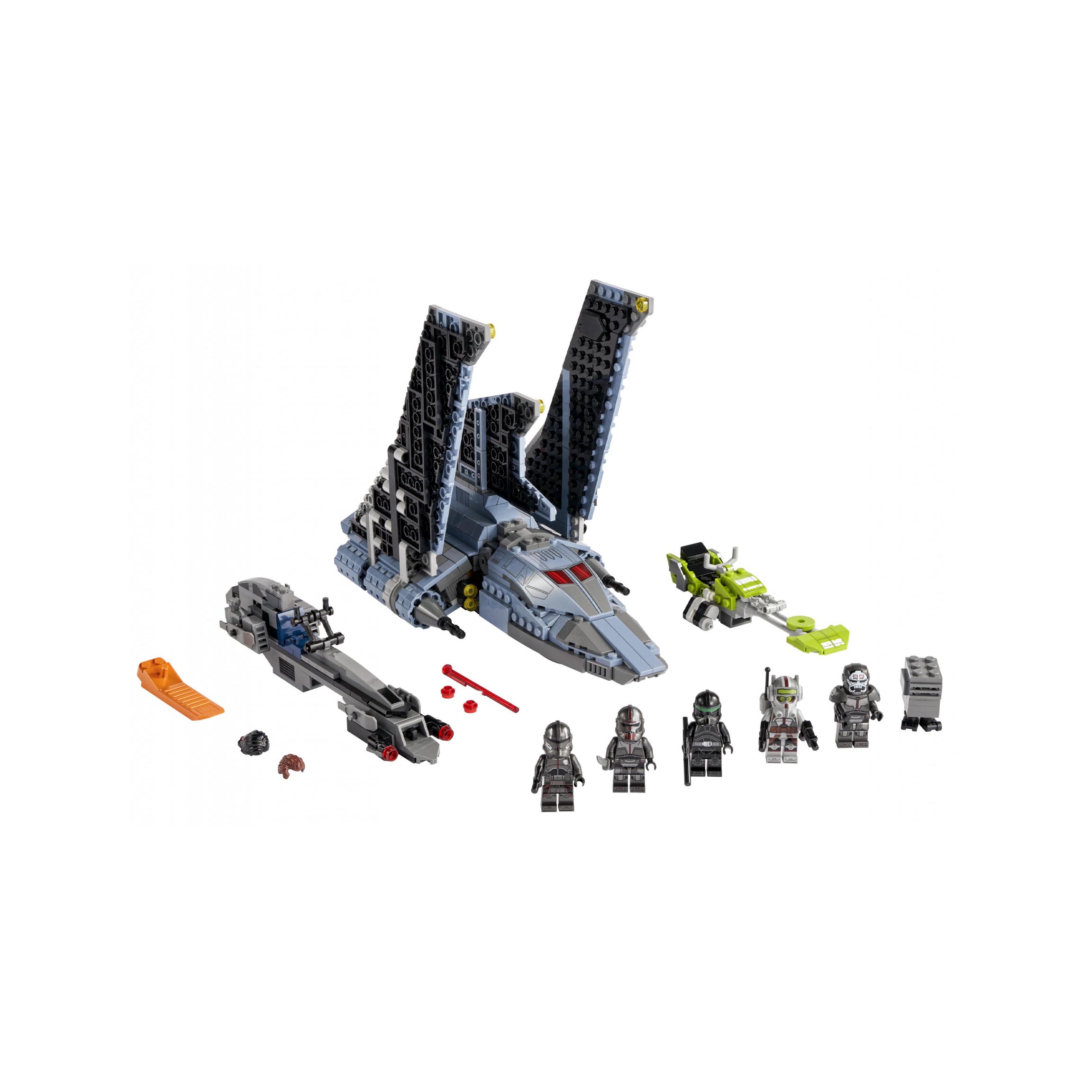 LEGO Star Wars Shuttle di Attacco The Bad Batch, Set da Costruzione con 5 Person 75314, , large