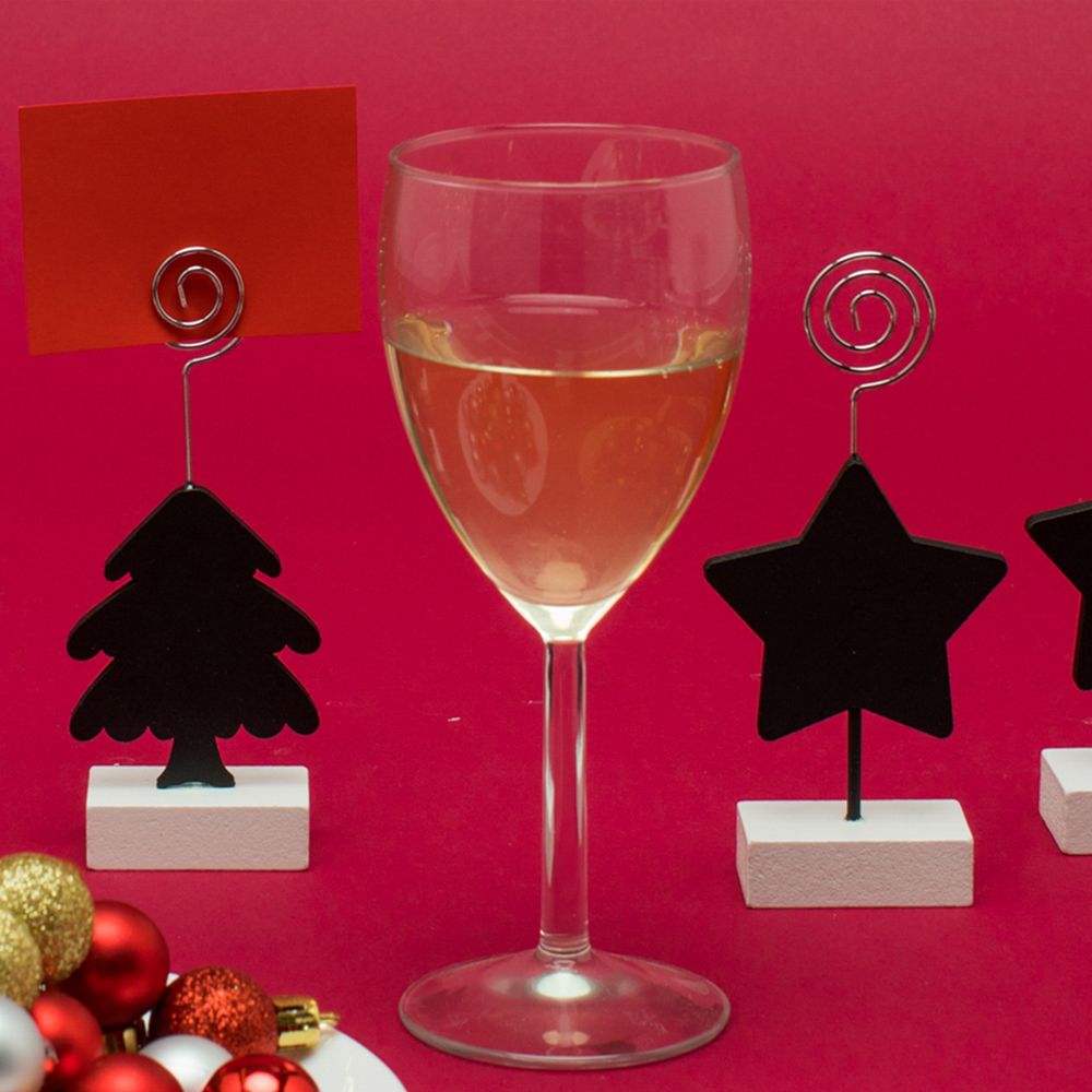 Set 4 segnaposto con lavagna, , large