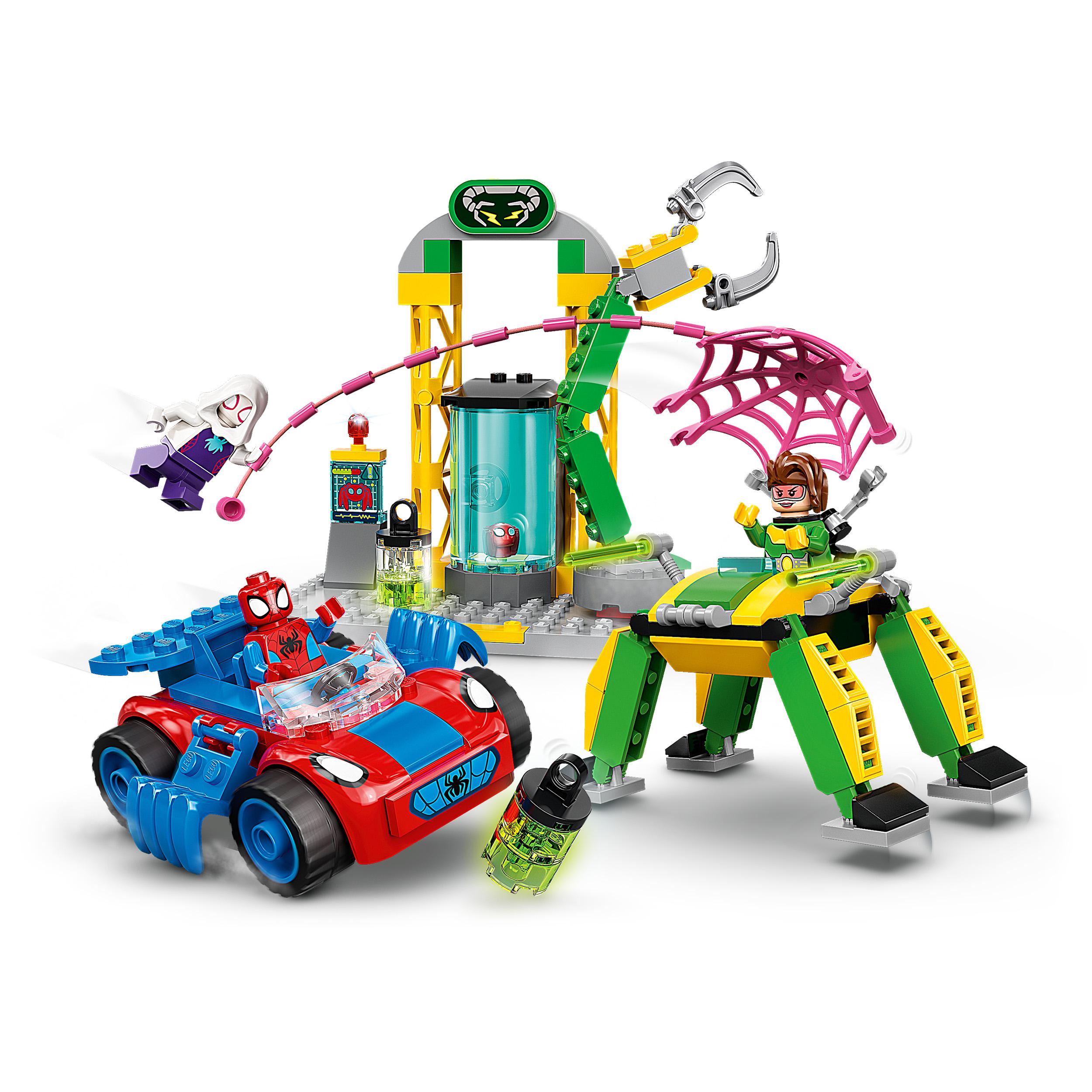 LEGO Marvel Spidey e i Suoi Fantastici Amici Spider-Man al Laboratorio di Doctor 10783, , large