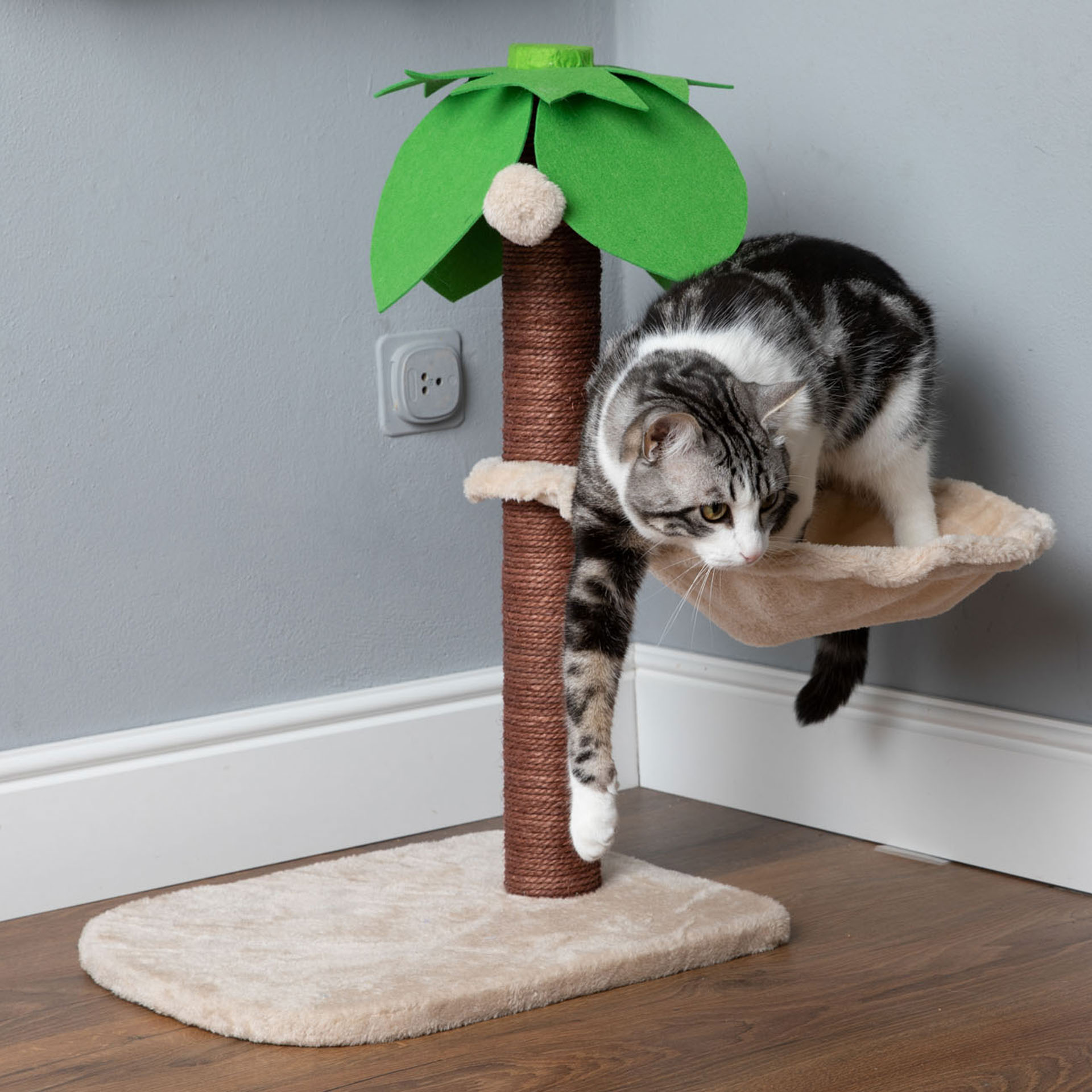 Albero per gatti con amaca, , large