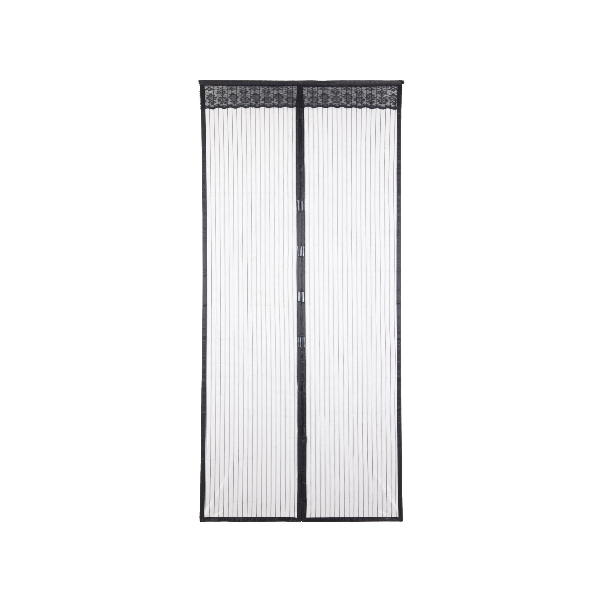 Zanzariera magnetica 100 x 220 cm - nera, , large