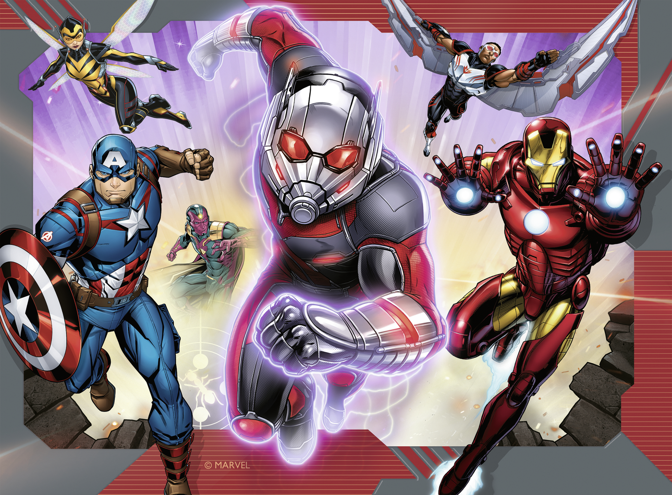 Ravensburger Puzzle 4 in 1 06942 - Avengers, , large