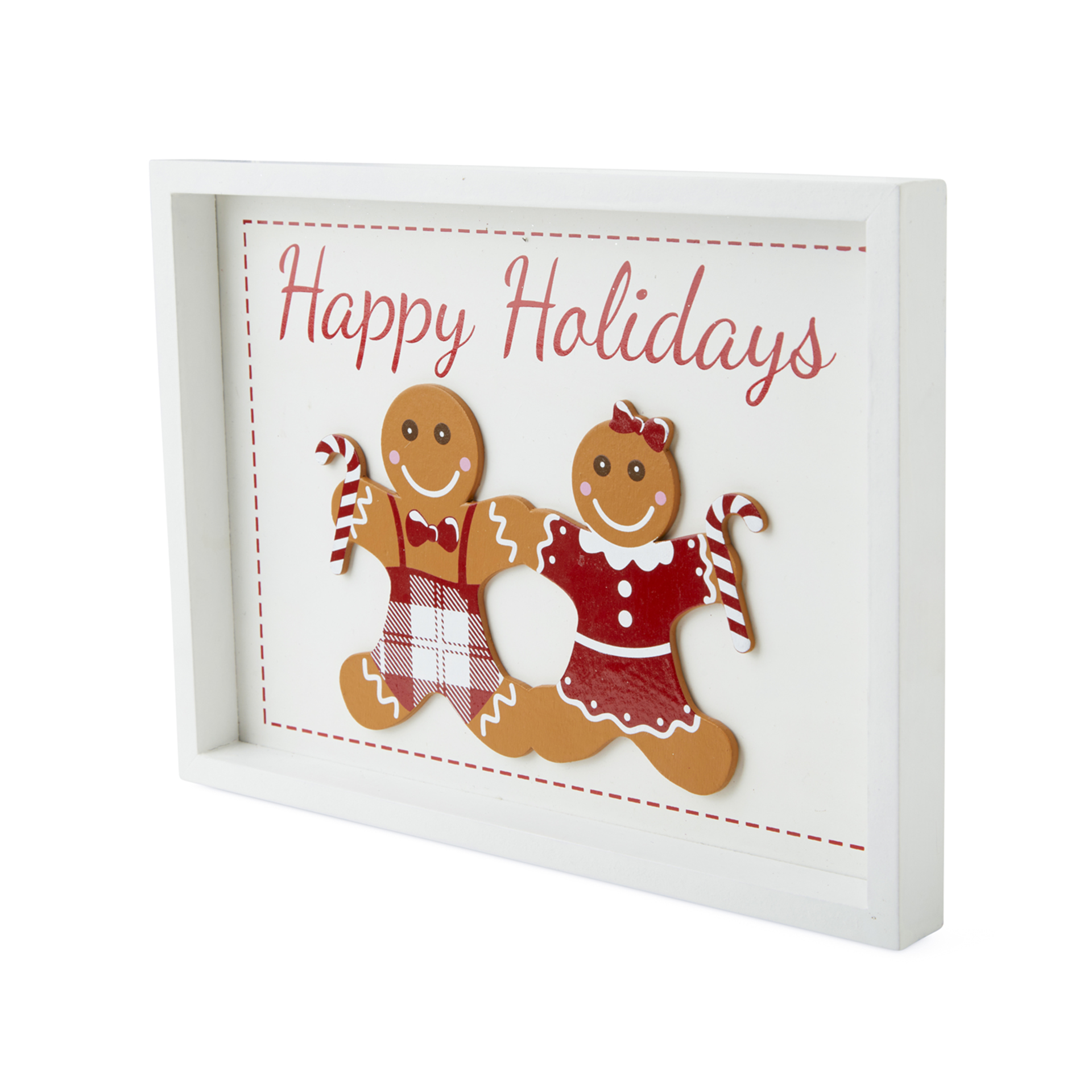 Cartello Natalizio – “happy Holidays” Pan Di Zenzero, , large