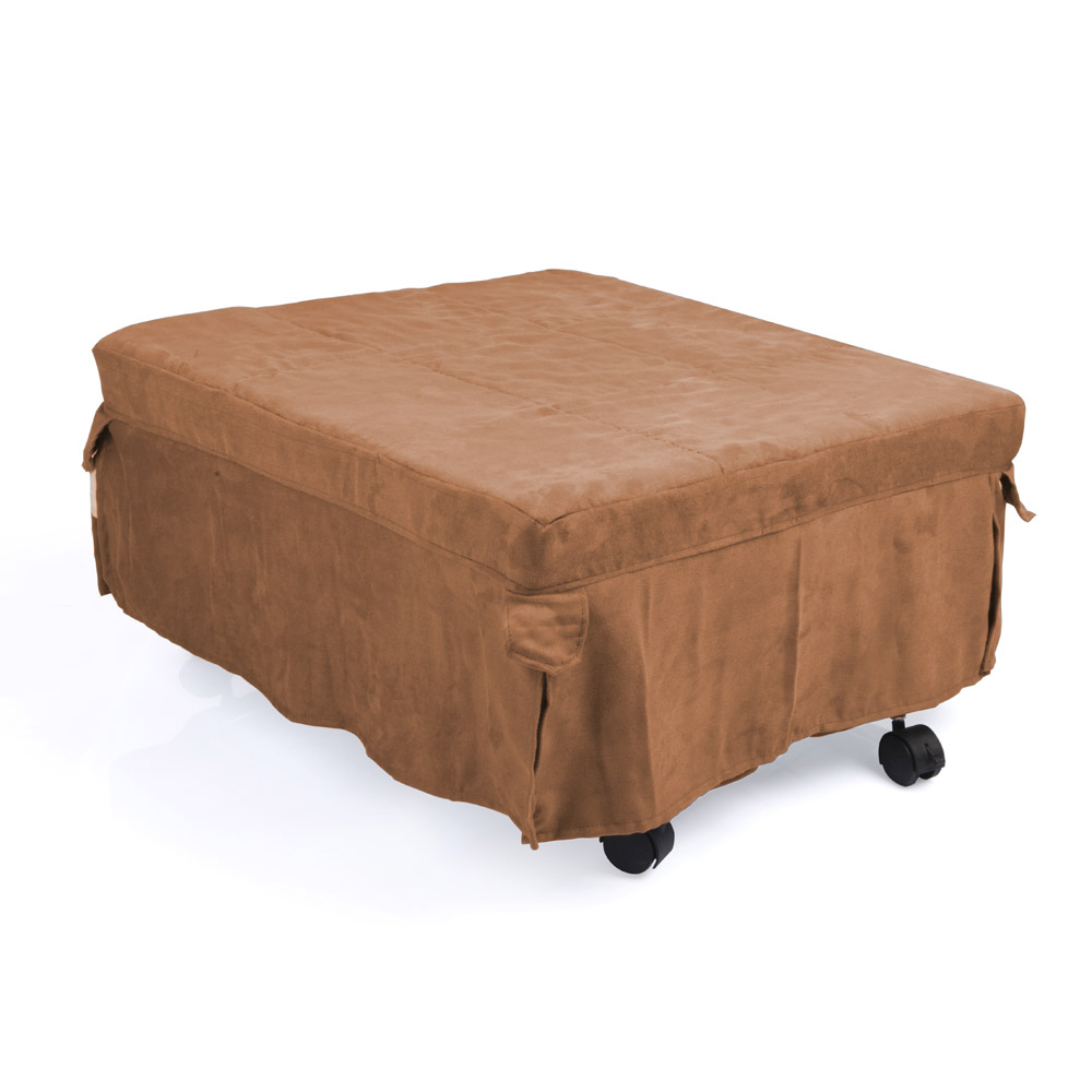 Pouf letto colore marrone, , large