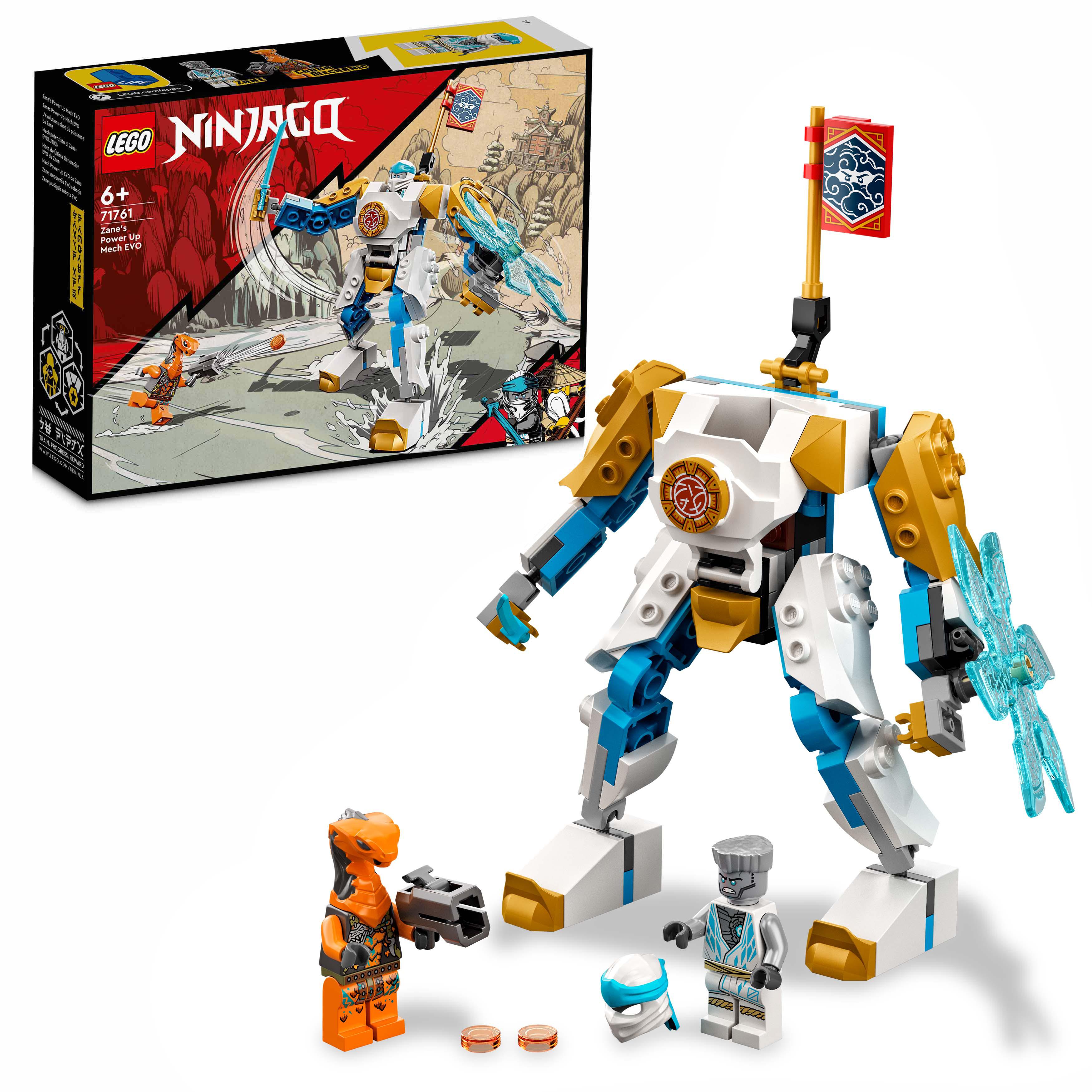 LEGO NINJAGO Mech Potenziato di Zane - EVOLUTION, Set per Bambini di 6 Anni con 71761, , large
