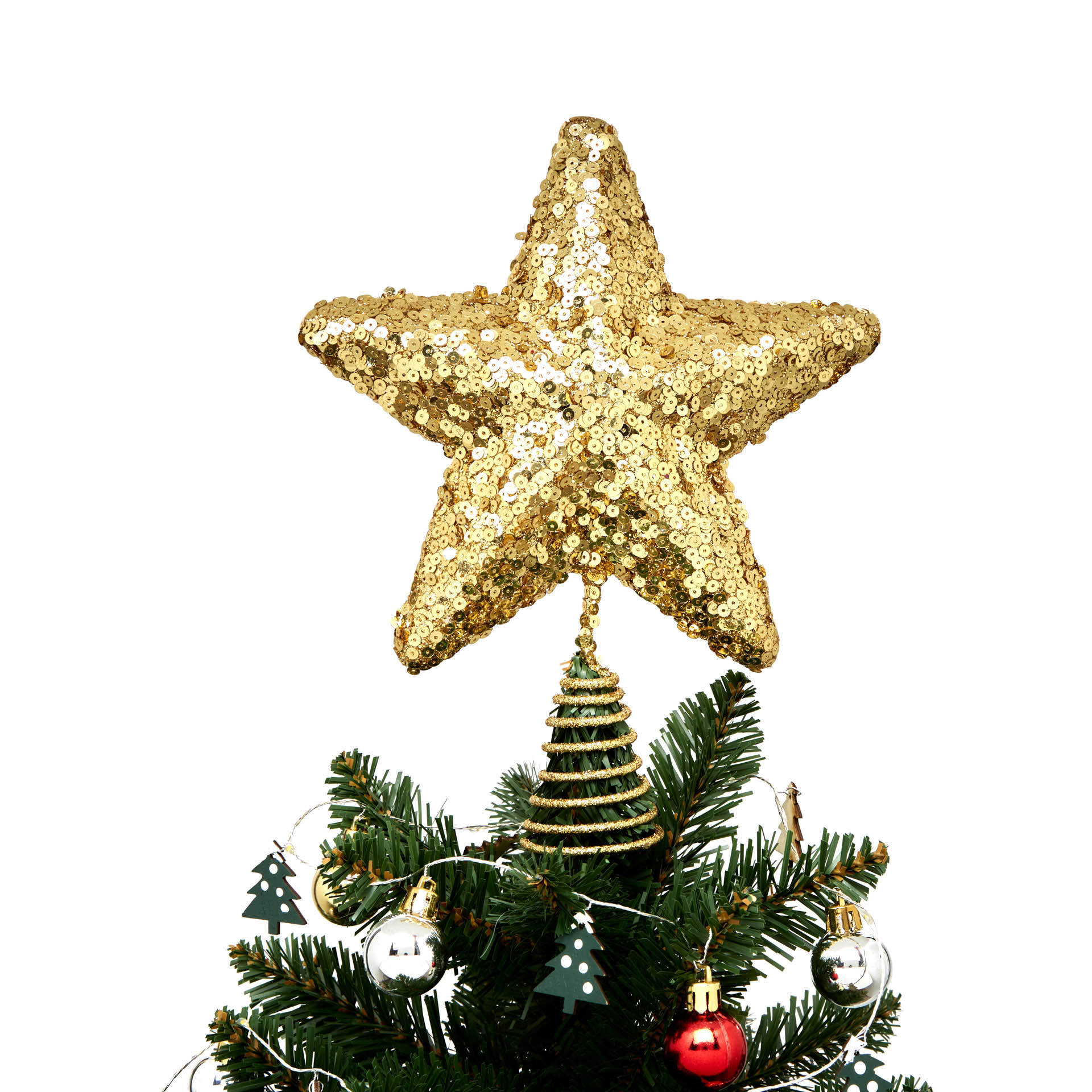 Puntale albero di Natale stella, , large