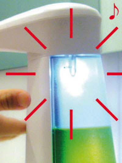 Smartsoap: dispenser automatico sapone, shampoo e gel igienizzante, , large