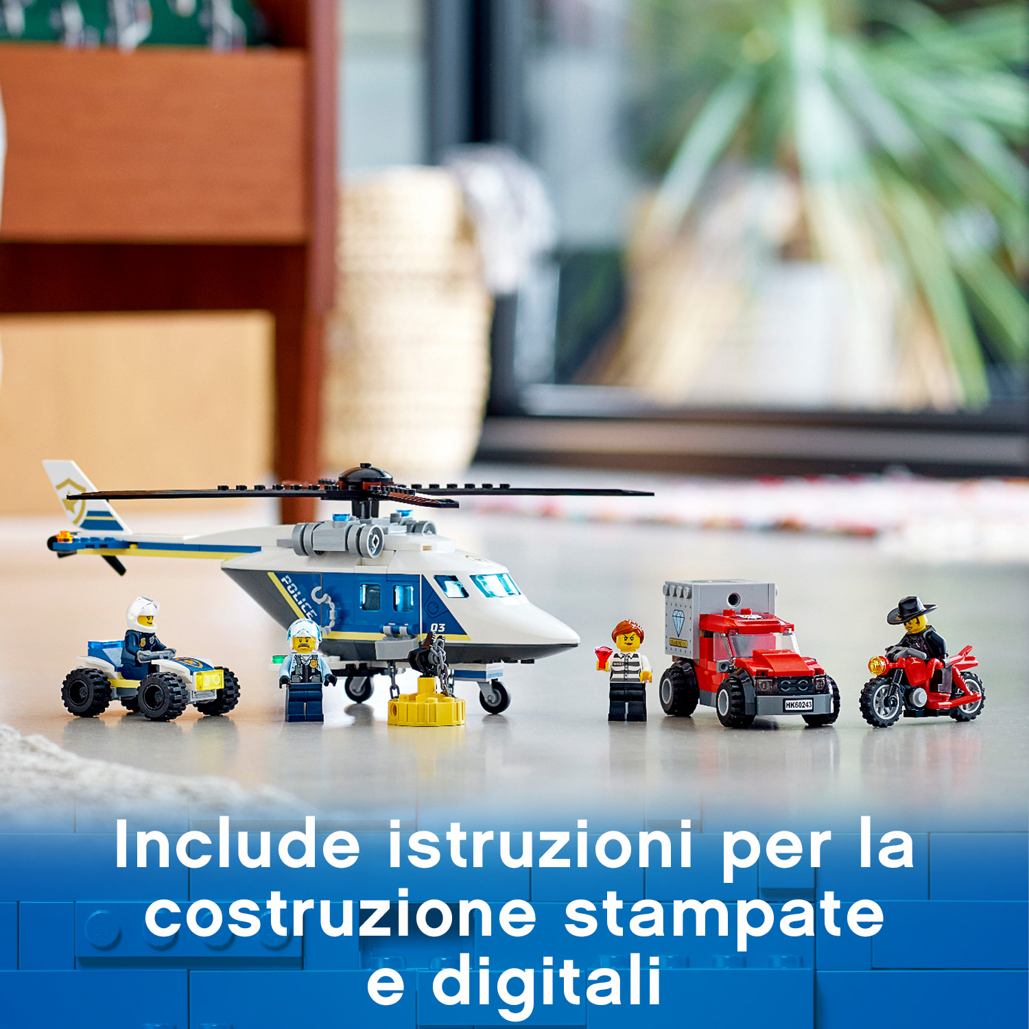 Inseguimento sull'elicottero della polizia 60243, , large