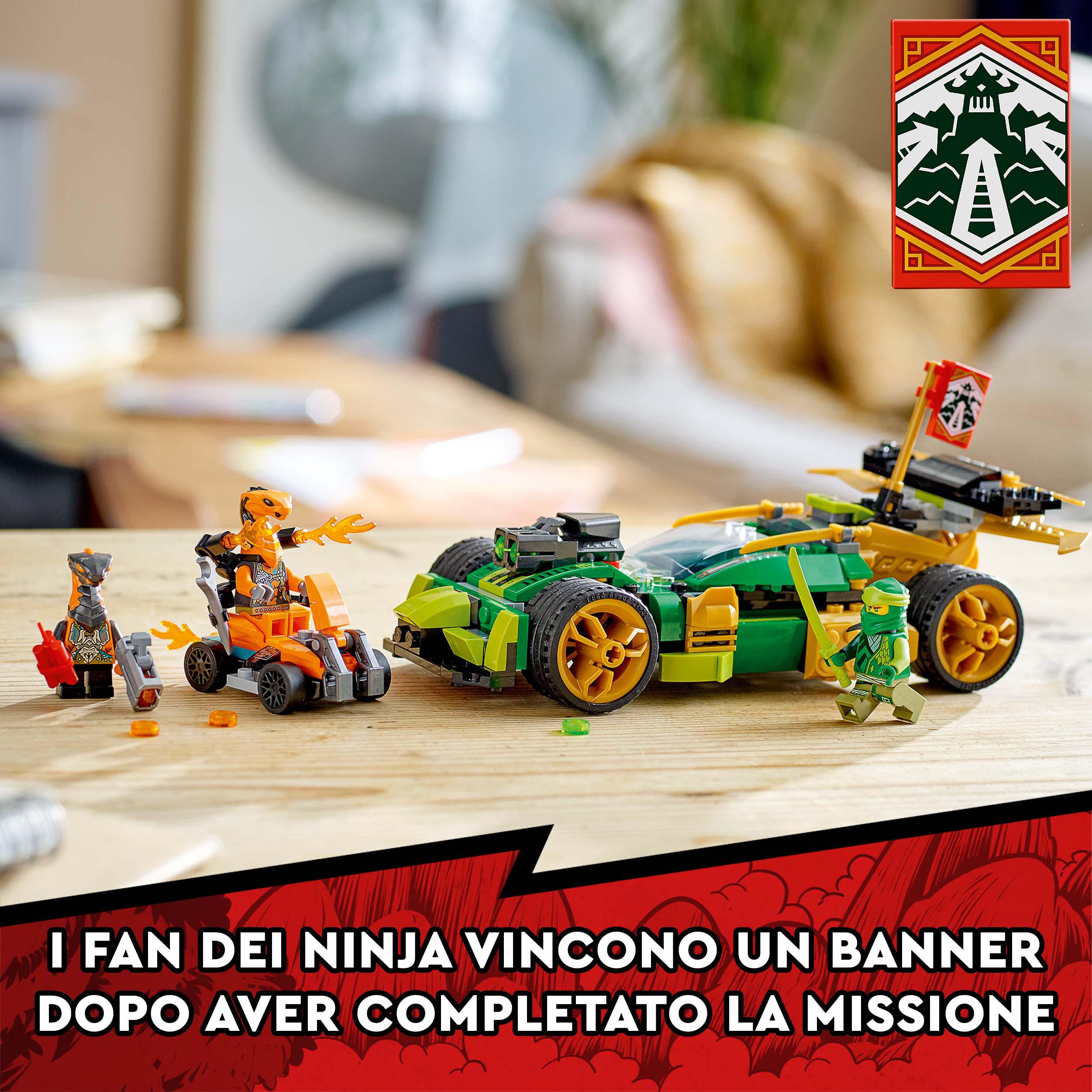 LEGO NINJAGO Auto da Corsa di Lloyd - EVOLUTION, Set per Bambini di 6 Anni con Q 71763, , large