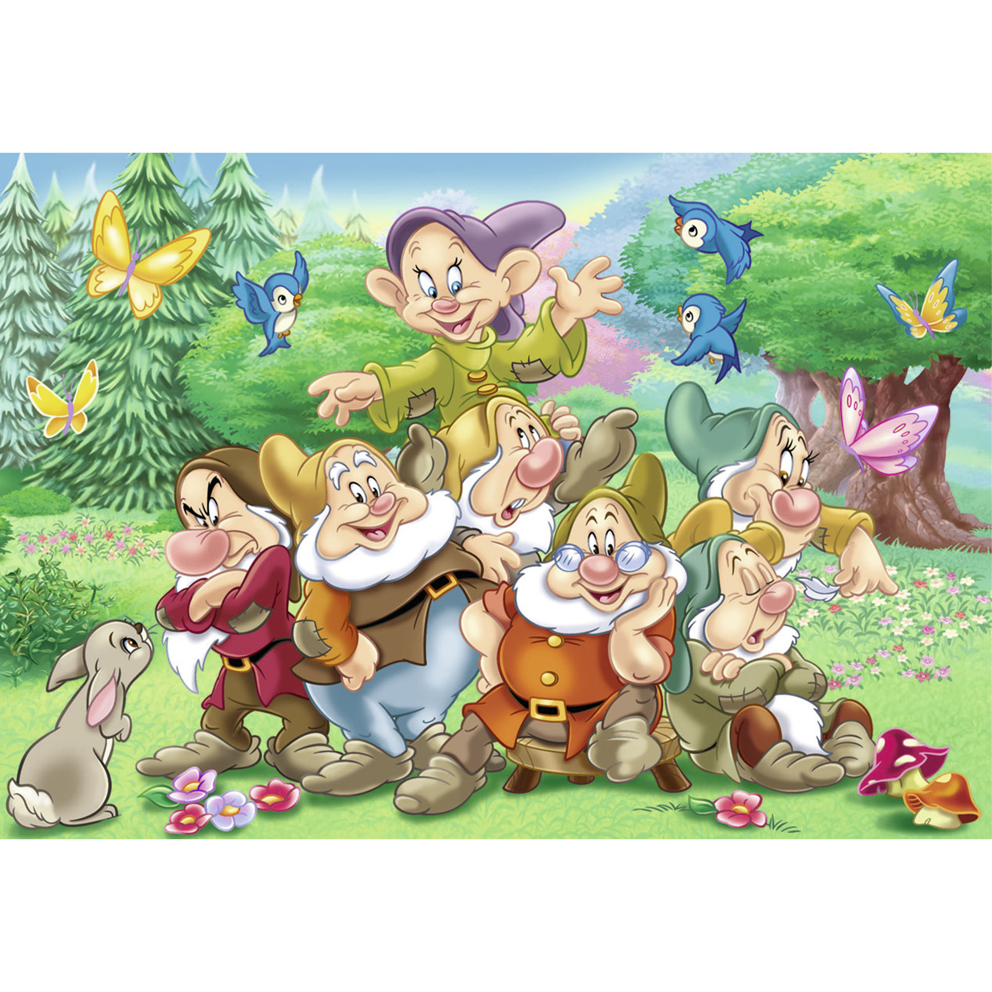 Ravensburger Puzzle 2x24 pezzi 08859 - I sette nani, , large