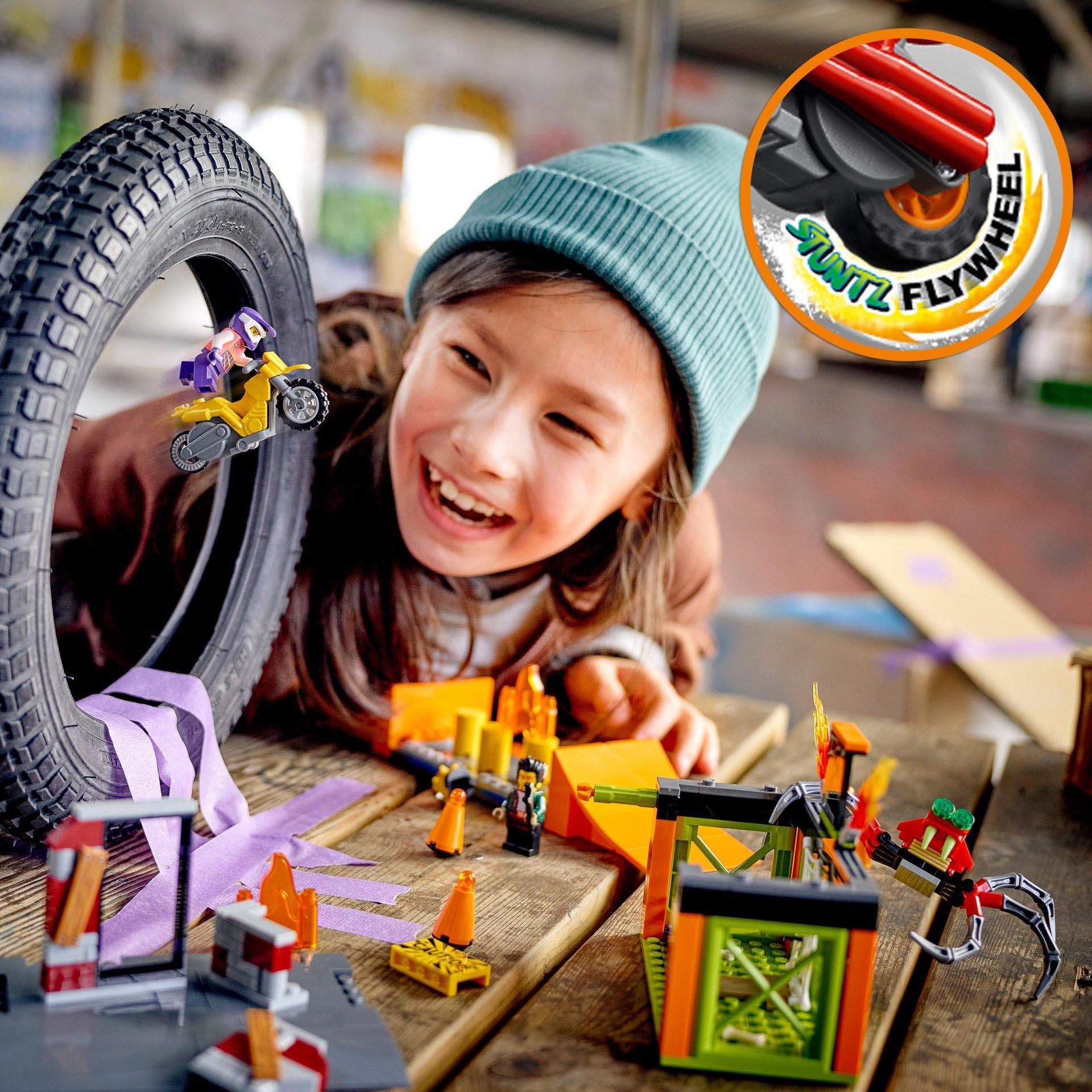 LEGO City Stuntz Stunt Park, Set da Costruzione con Moto Giocattolo con Meccanis 60293, , large
