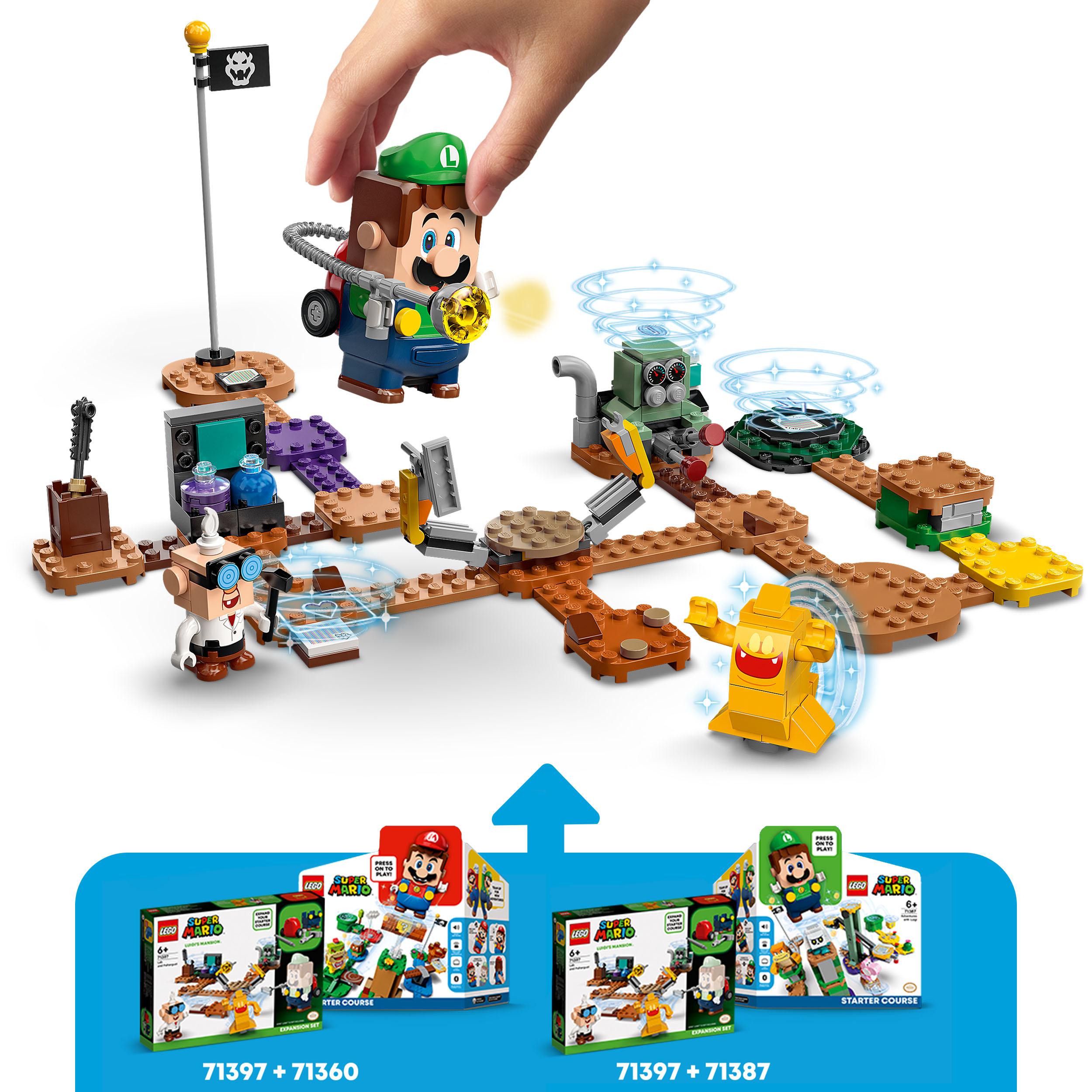 LEGO Super Mario Laboratorio e Poltergust di Luigi's Mansion - Pack di Espansio 71397, , large