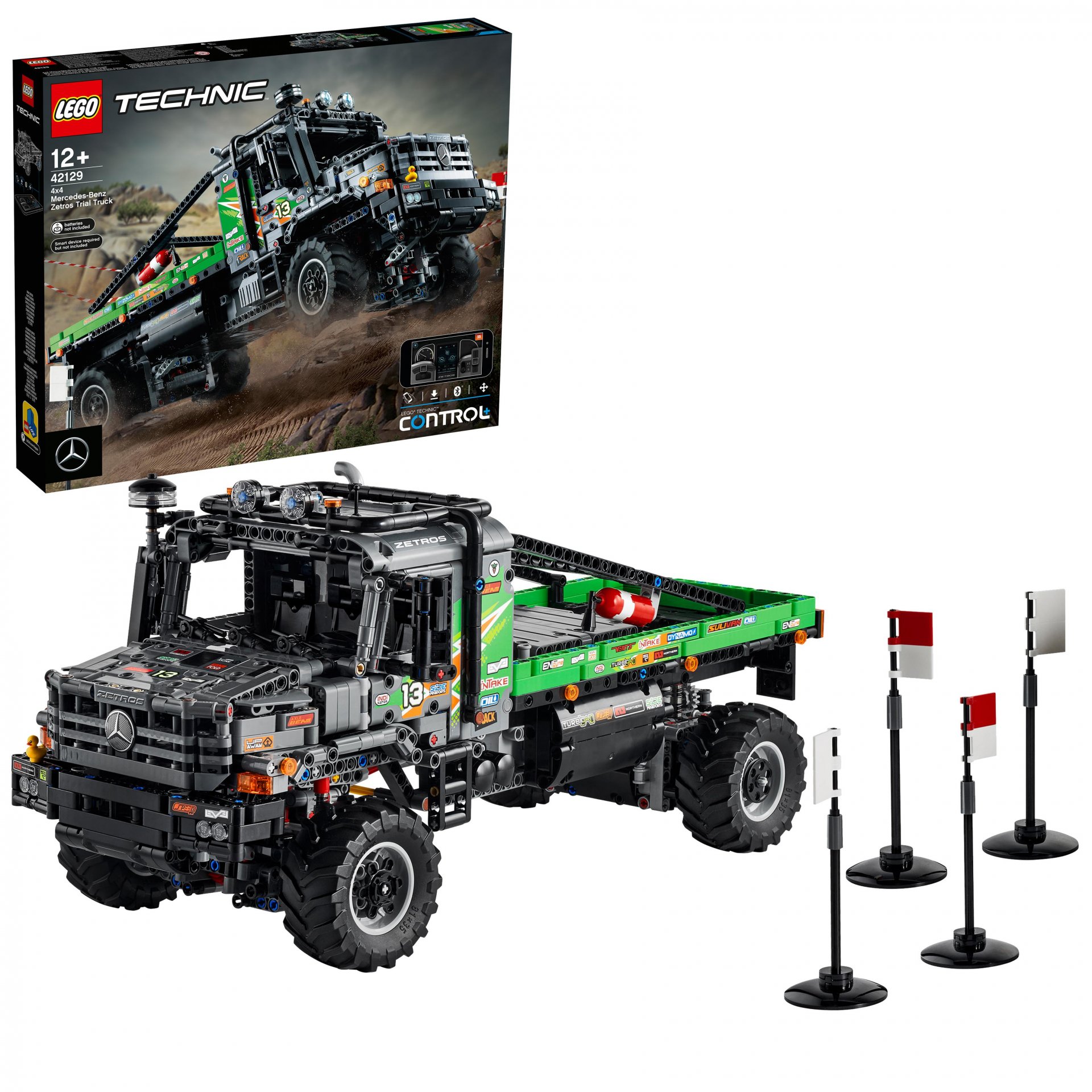 LEGO Technic Camion Fuoristrada 4x4 Mercedes-Benz Zetros, Camion Giocattolo, Mac 42129, , large