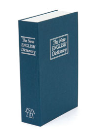 Libro cassaforte New English Dictionary, , large