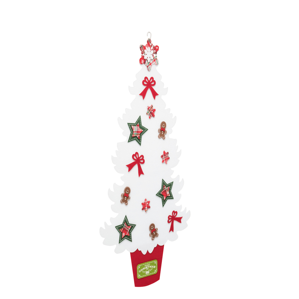 Albero Di Natale In Feltro Da Appendere 73 Cm, , large