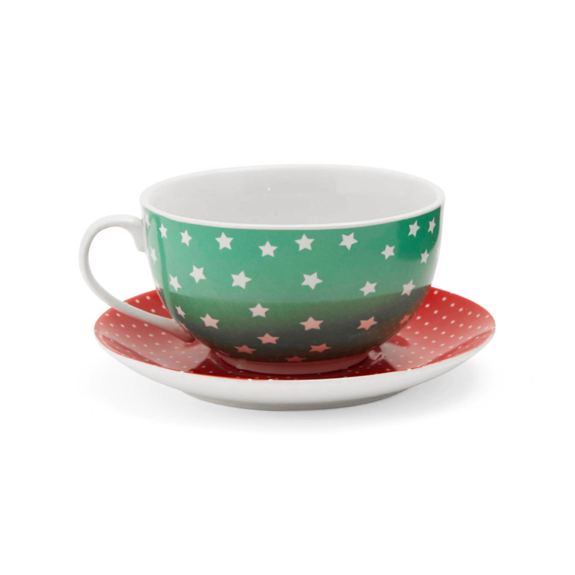 Set teiera con tazza natalizia, , large
