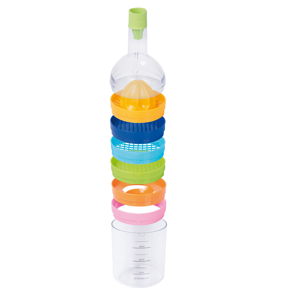 Bottiglia magica con 8 accessori cucina, , large