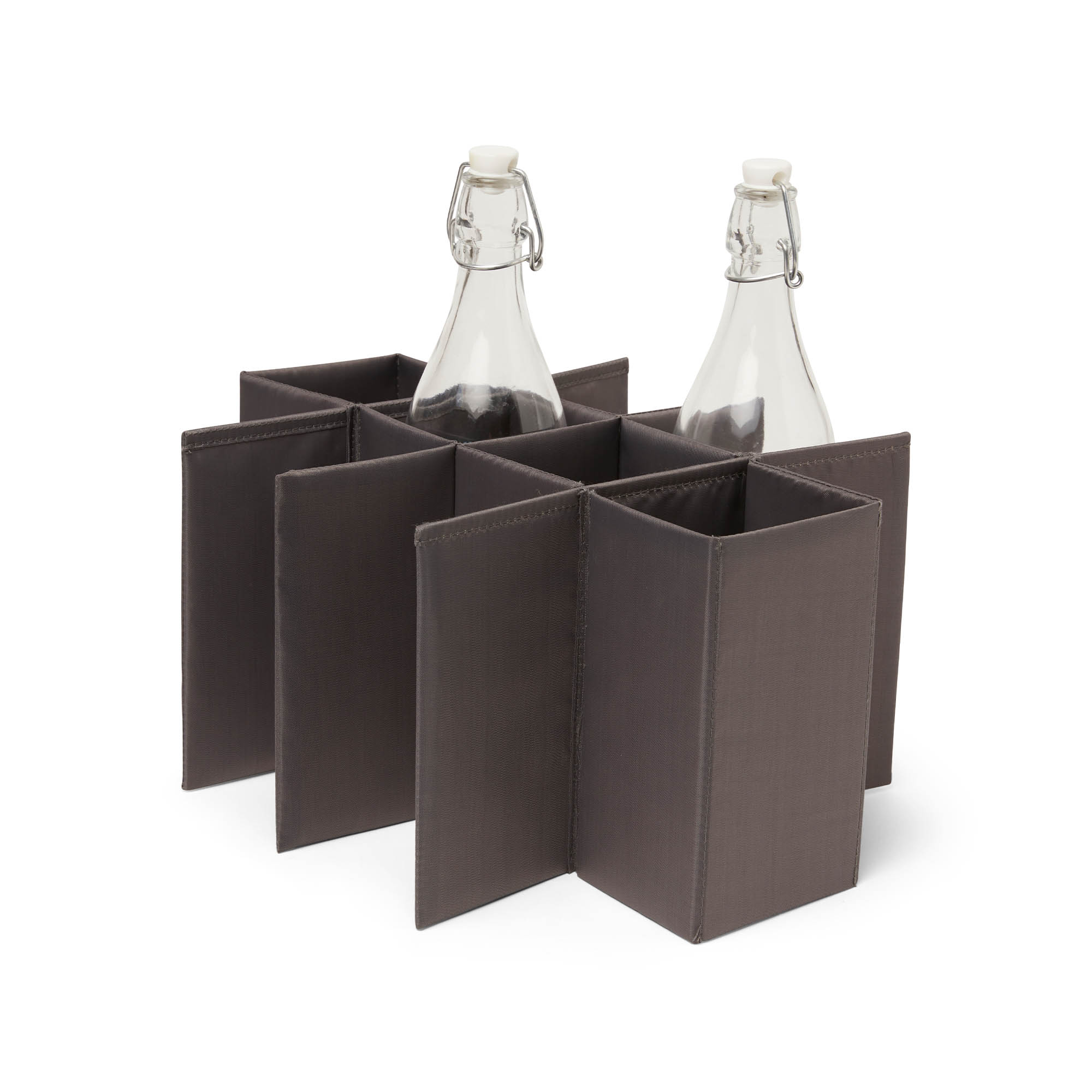 Borsa portabottiglie pieghevole 12 scomparti, , large