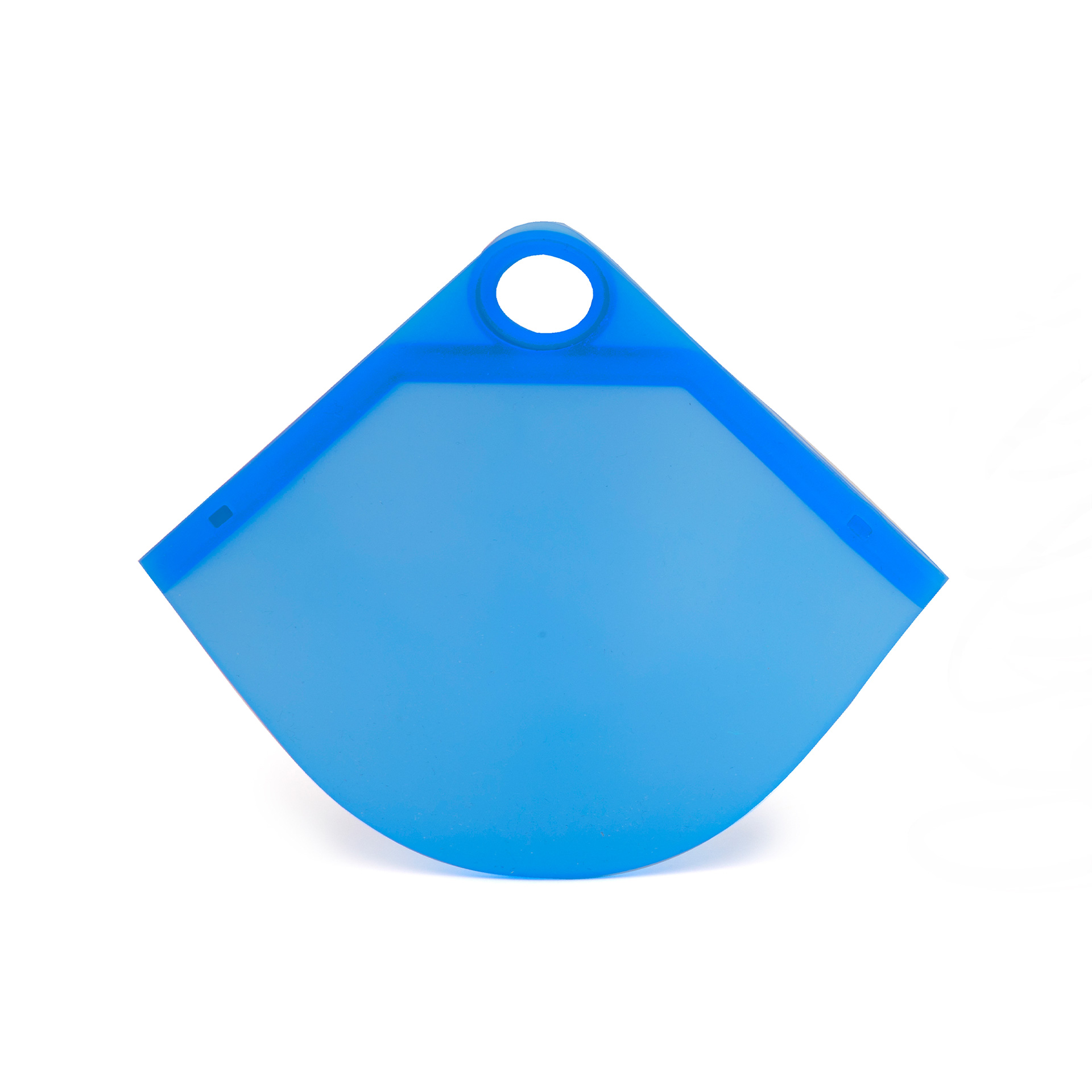 Custodia in silicone porta mascherina, azzurro, azzurro, large