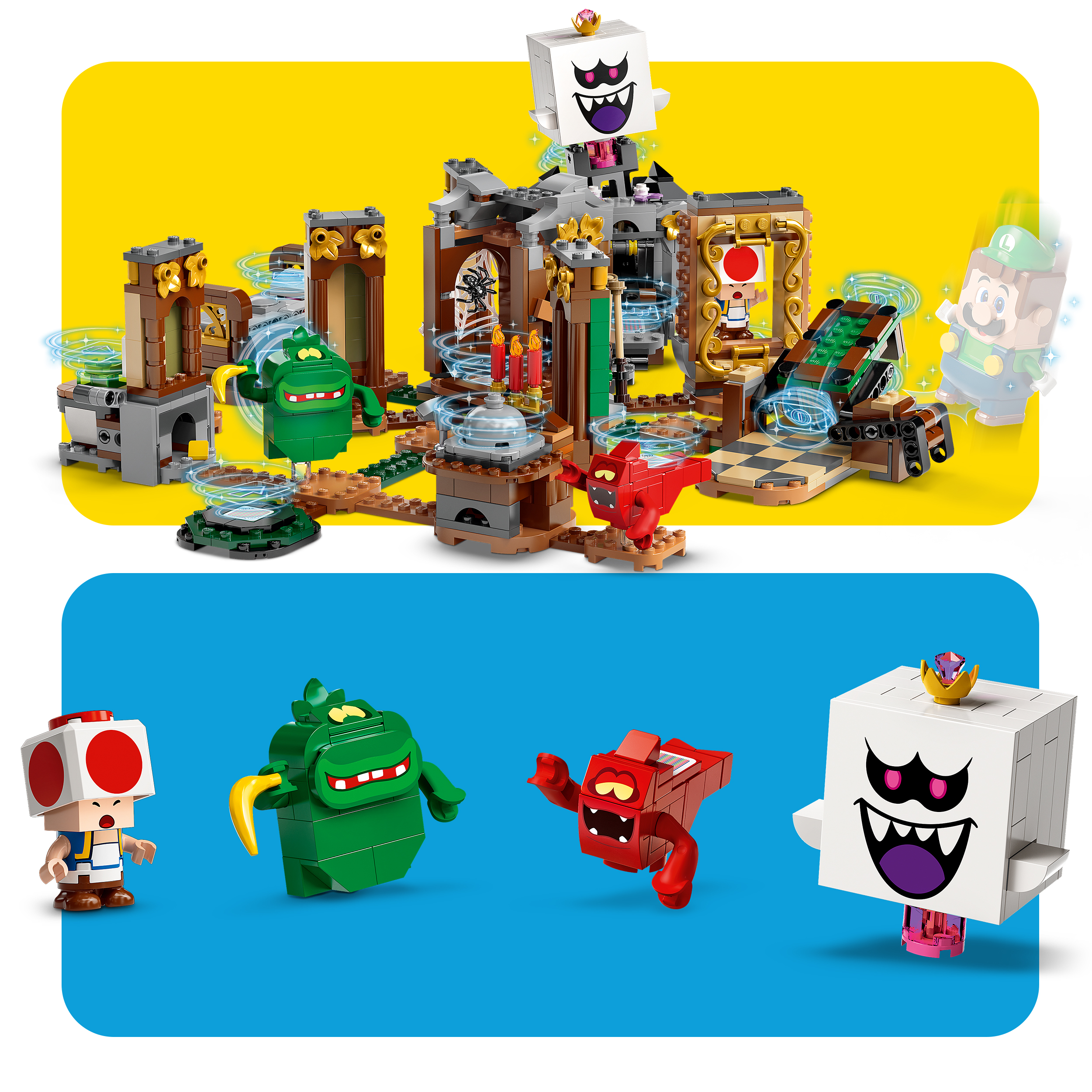 LEGO Super Mario Caccia ai Fantasmi di Luigi's Mansion - Pack di Espansione, Se 71401, , large