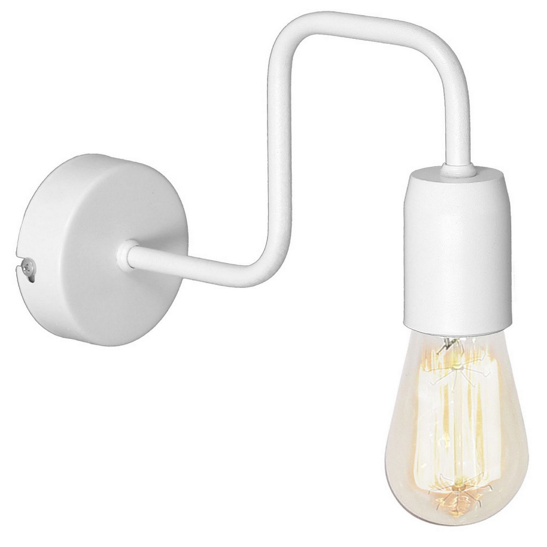 HOMEMANIA Lampada da Parete Scorpius White, , large