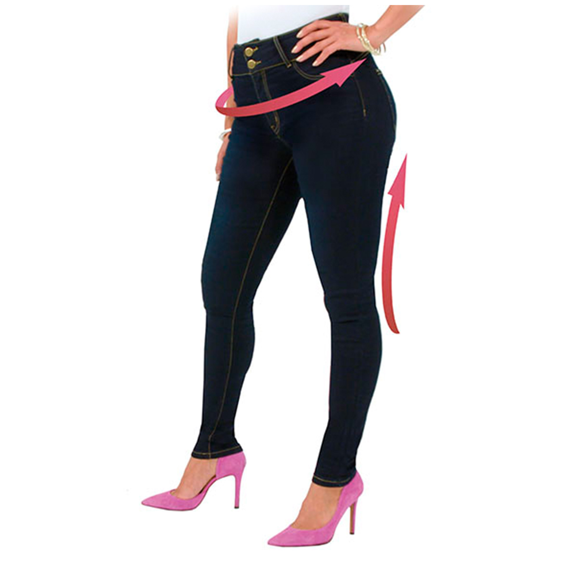 Visti in TV Jeans elasticizzati, , large