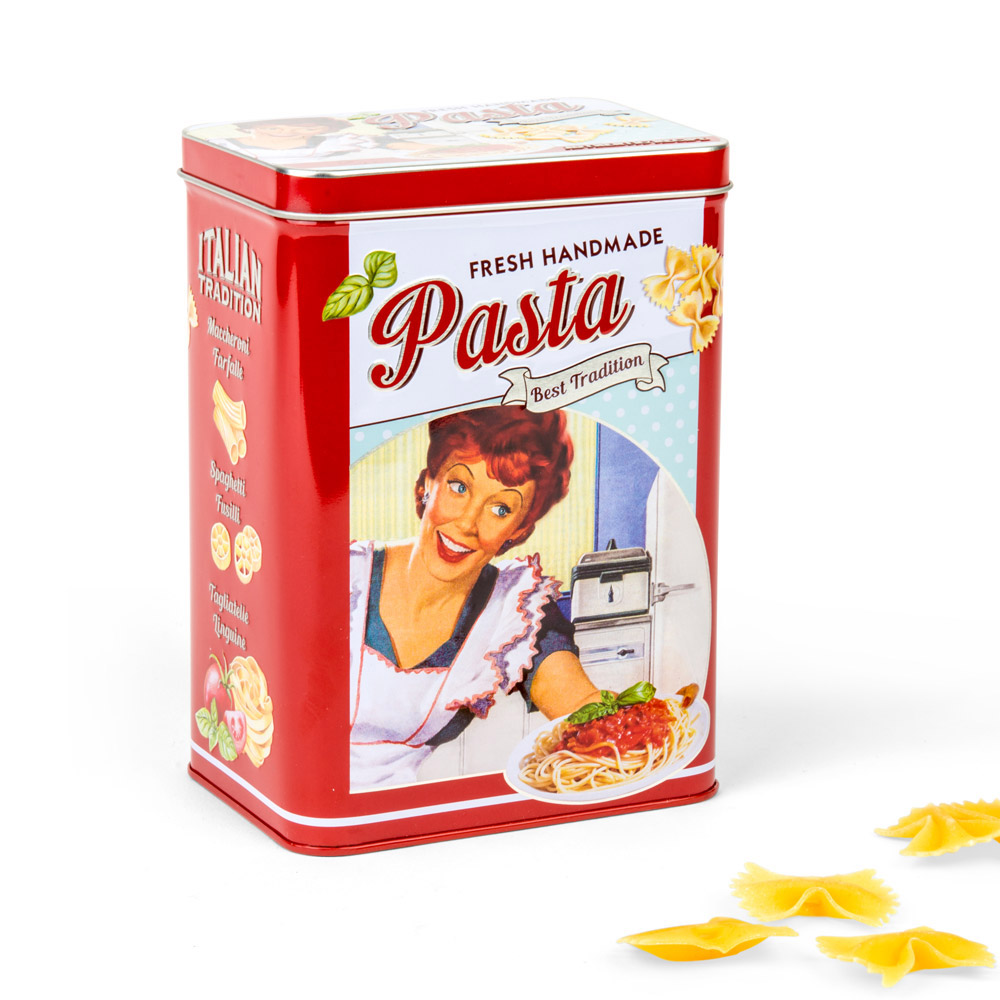 Scatola In Latta Vintage Per Pasta, , large