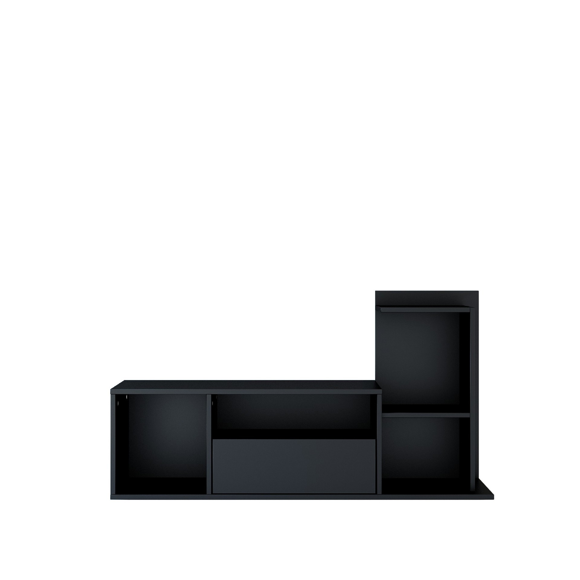 HOMEMANIA Mobile Porta TV Sumatra, nero