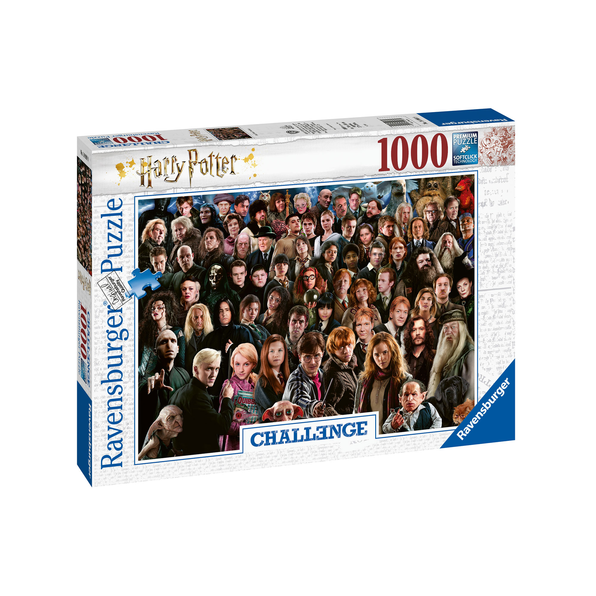 Ravensburger Puzzle 1000 pezzi 14988 - Challenge Puzzle Harry Potter, , large