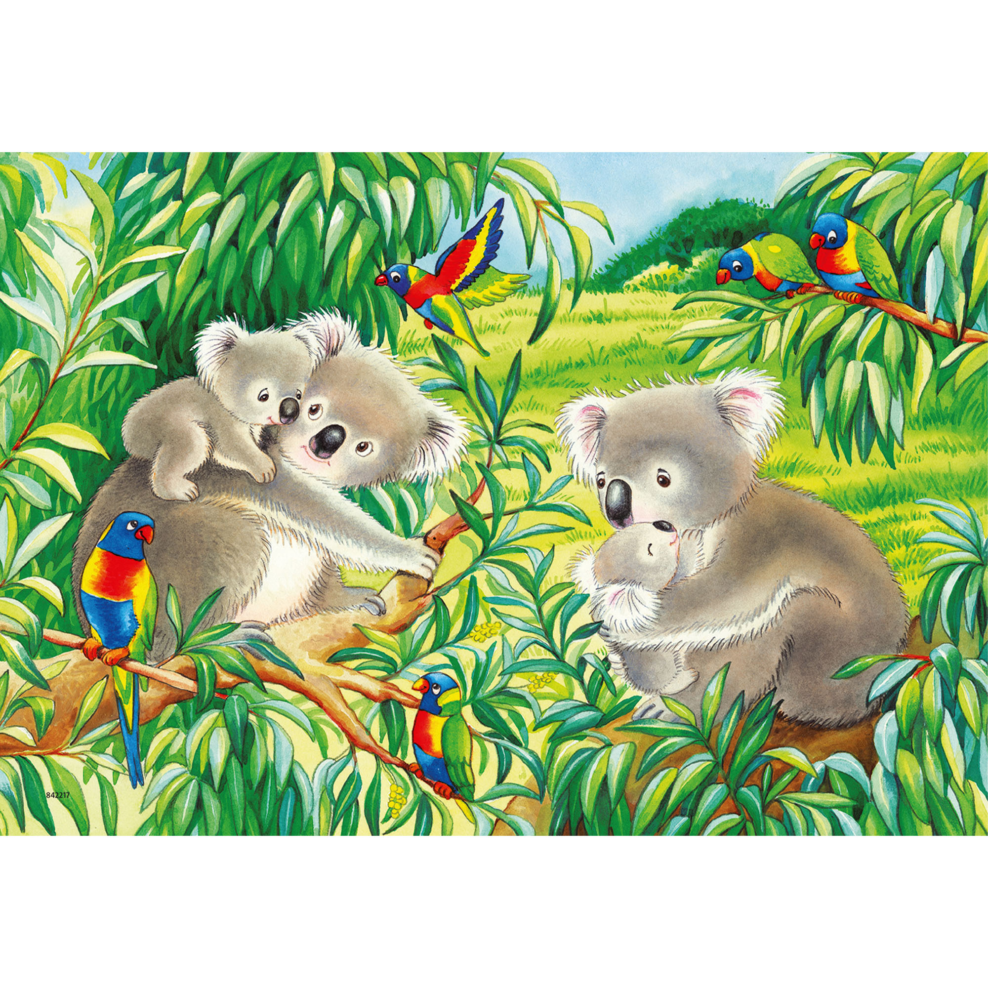 Ravensburger Puzzle 2x24 pezzi 07820 - Dolci Koala e Panda, , large