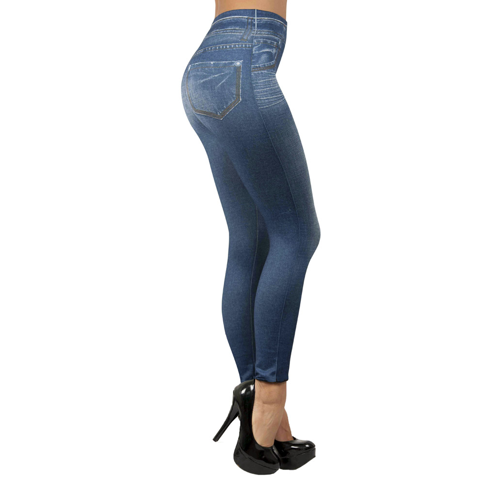 Jeggings effetto jeans Blu TG. S-M, , large