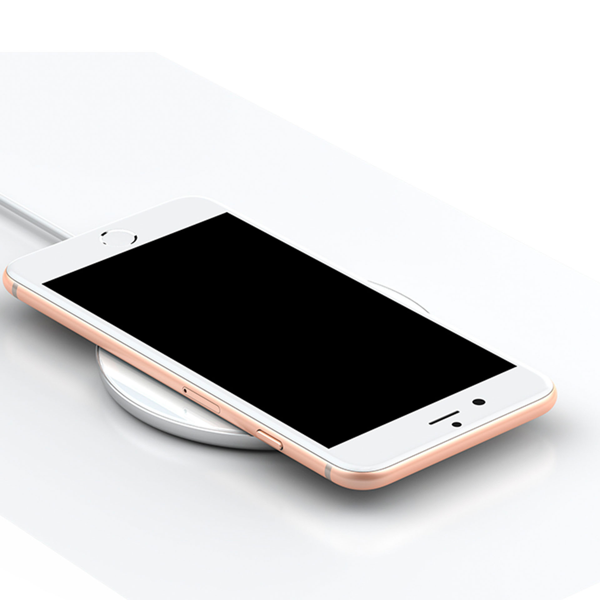 Caricabatterie wireless ultra sottile per smartphone, , large