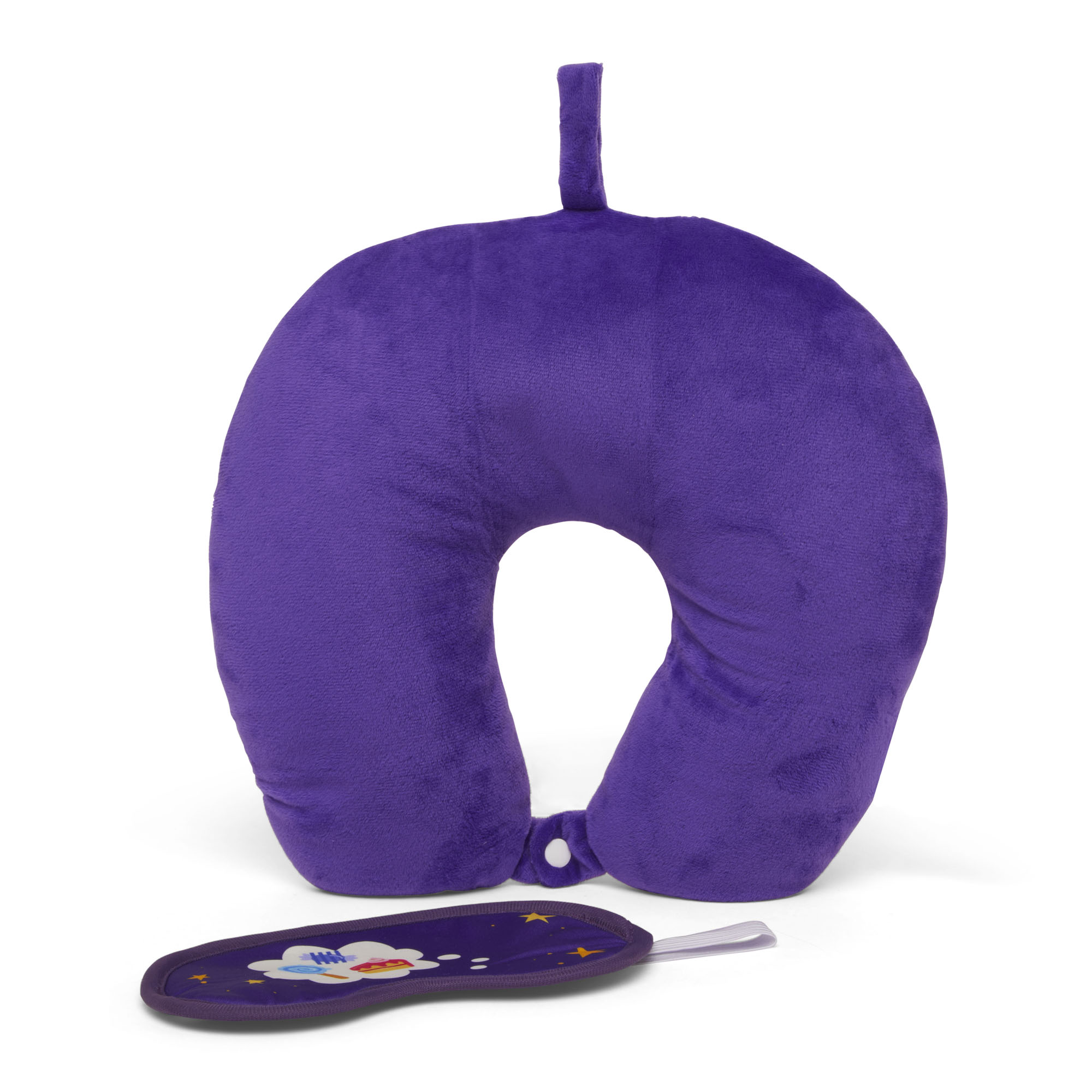 Cuscino da viaggio con maschera per dormire - Unicorno, , large