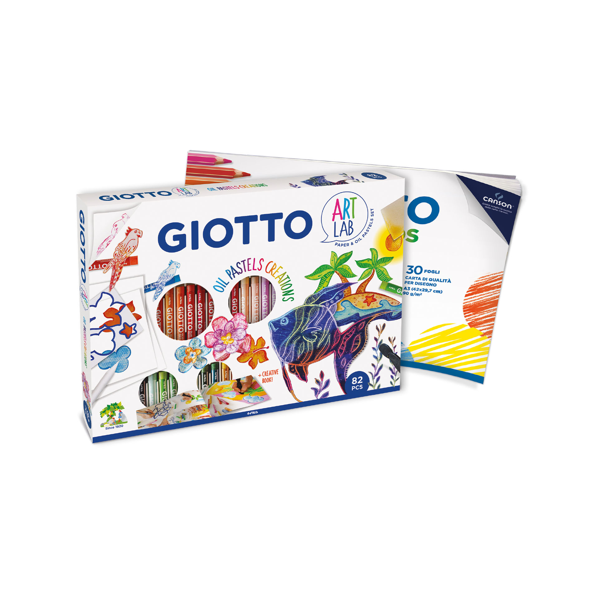 Giotto Art Lab Oil Pastels, , large