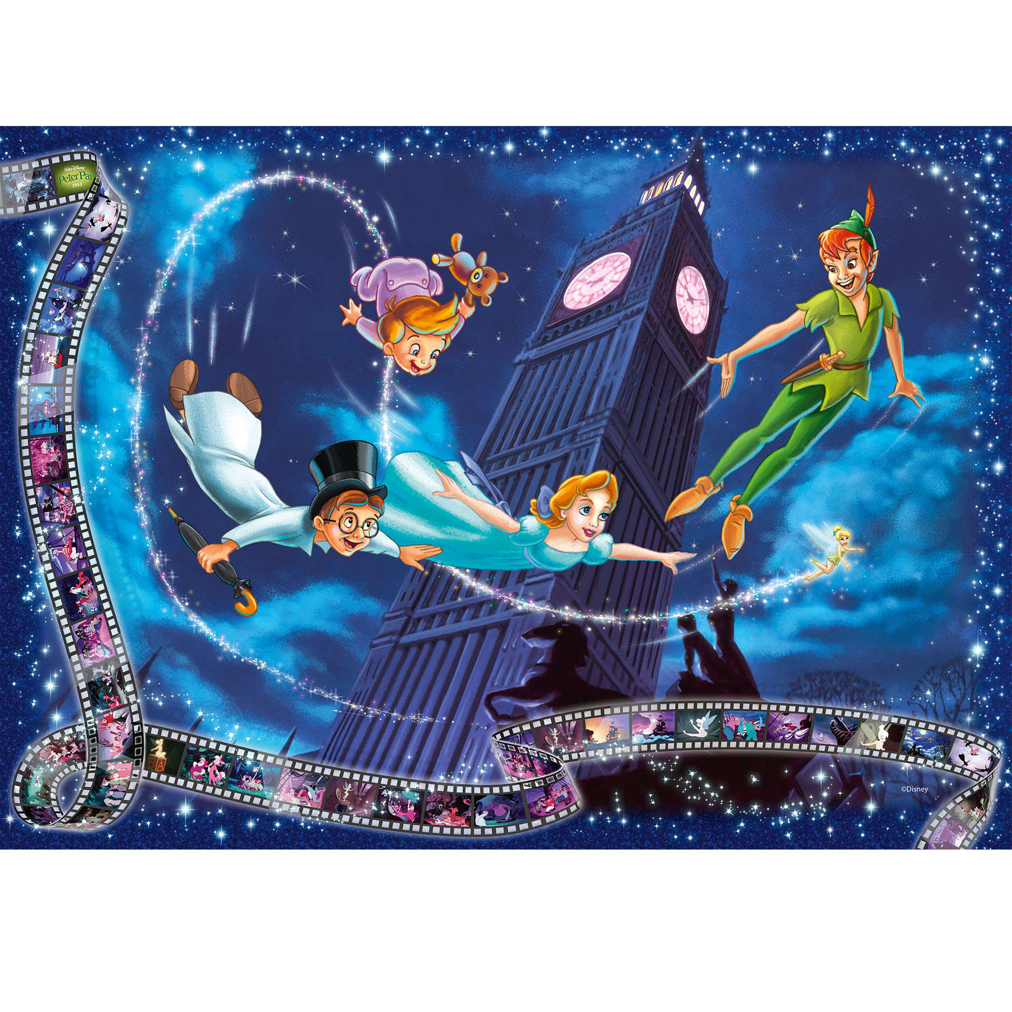 Ravensburger Puzzle 1000 pezzi 19743 - Disney Classic Peter Pan, , large