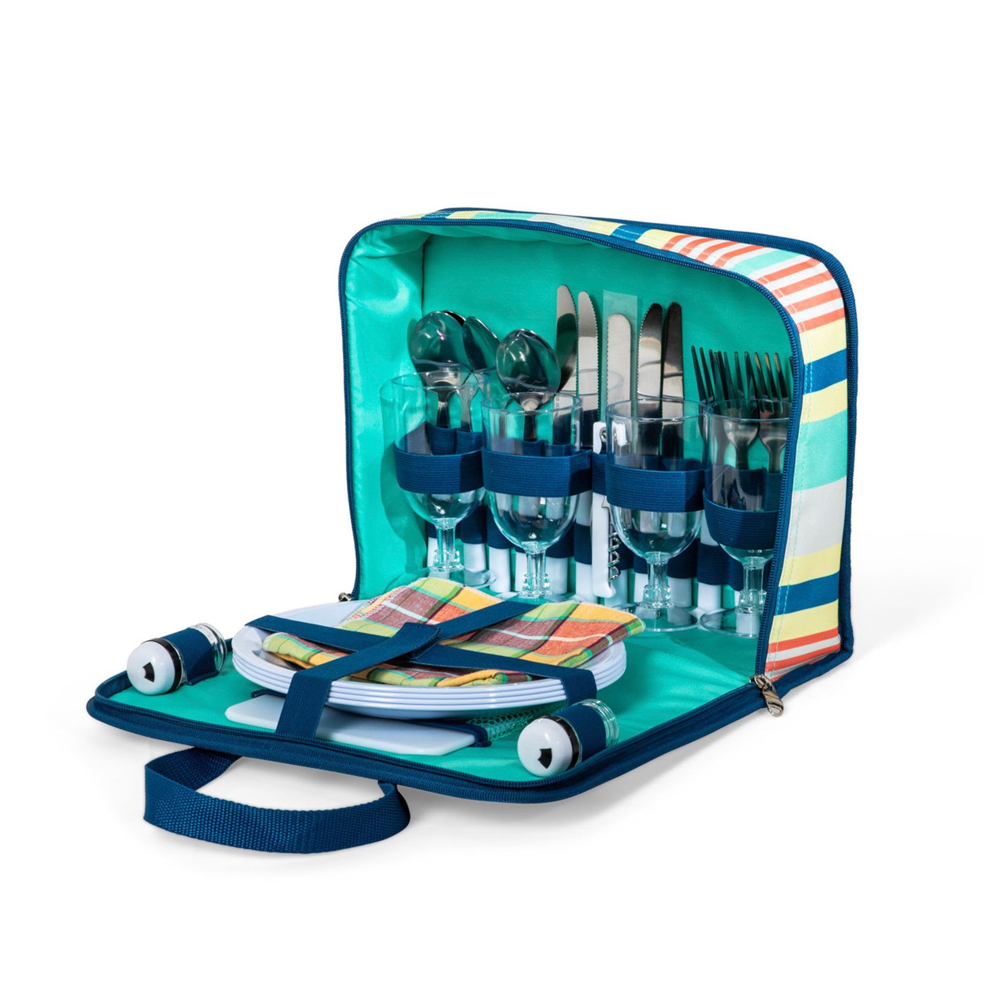Borsa da picnic con accessori, , large