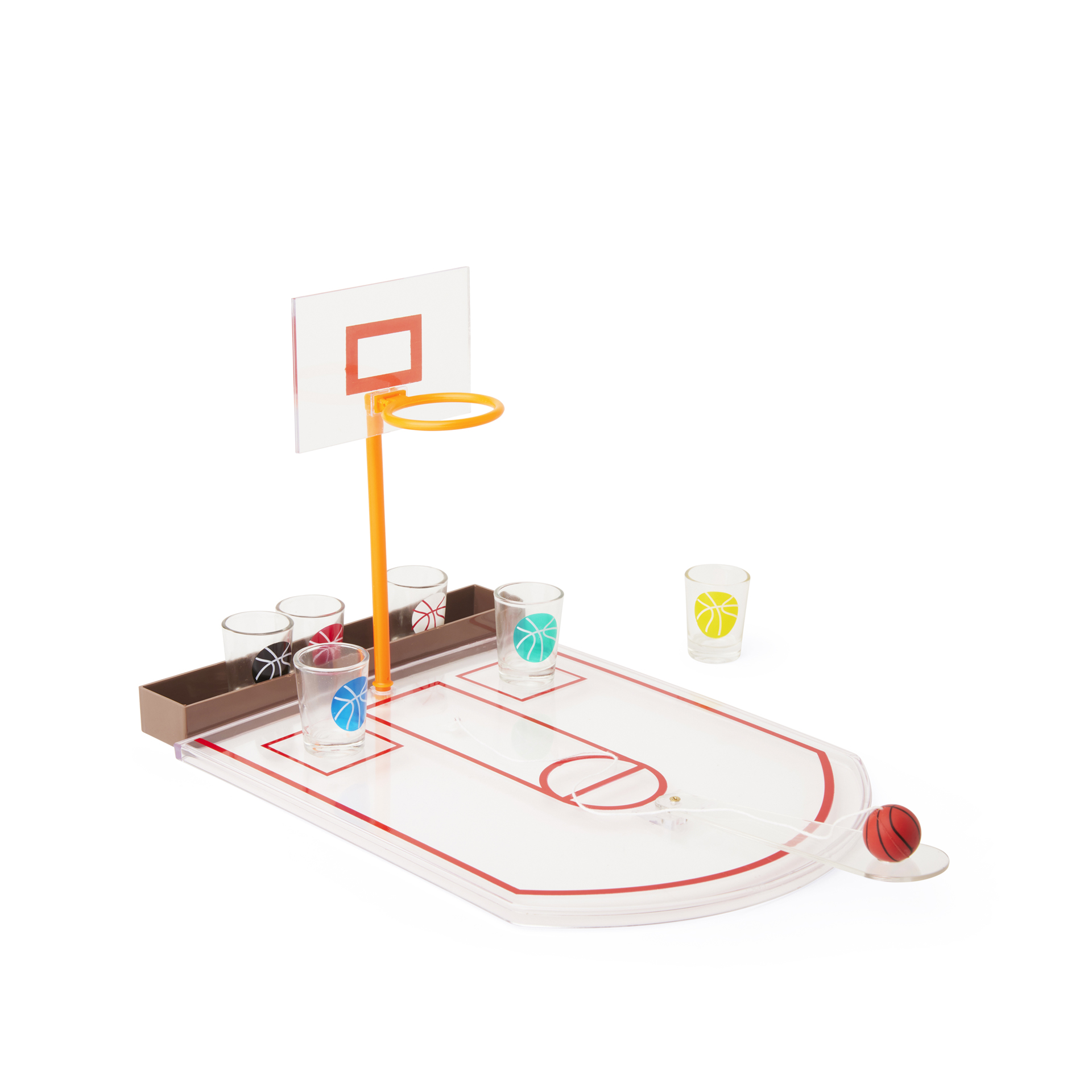 Set Drinking Basketball Da Tavolo, , large