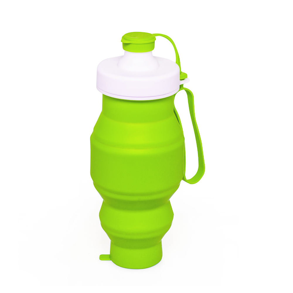 Bottiglia pieghevole in silicone 500 ml, , large