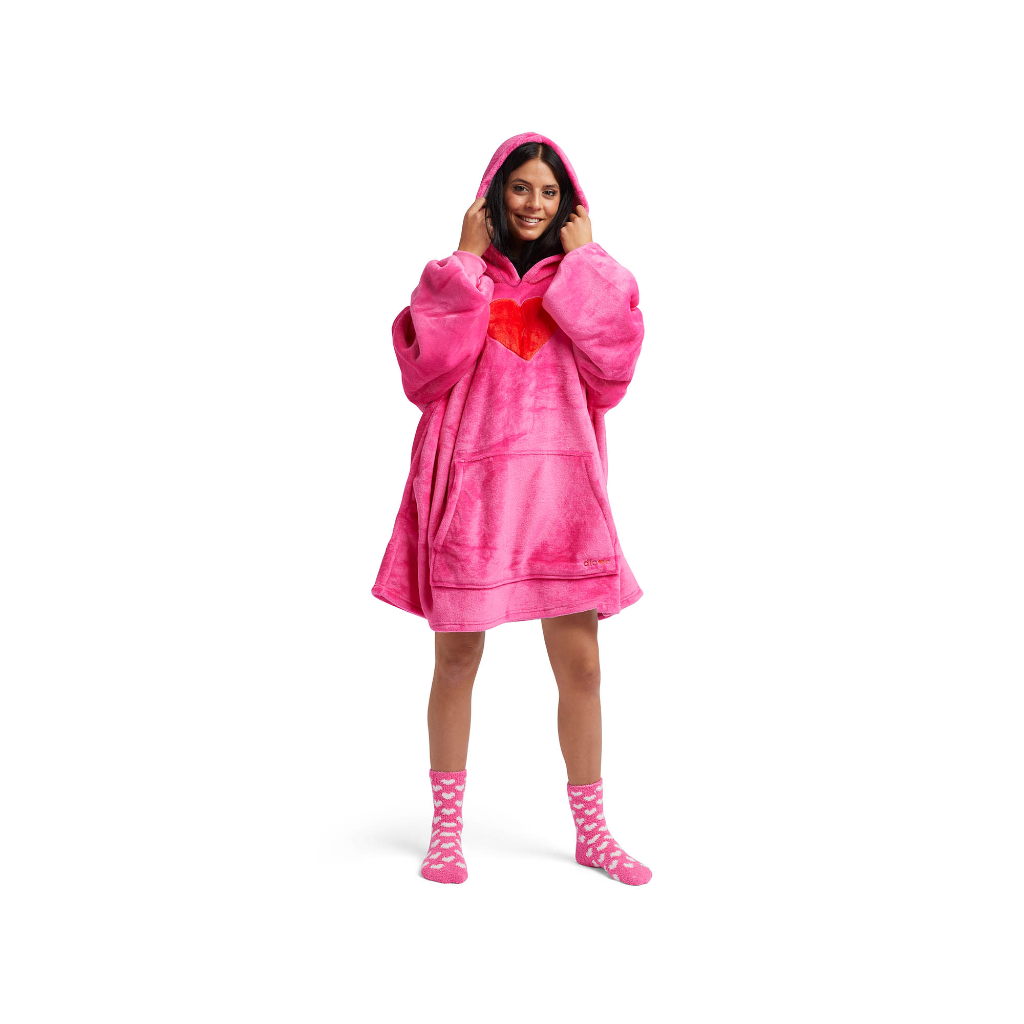 Coperta Con Maniche E Cappuccio, , large