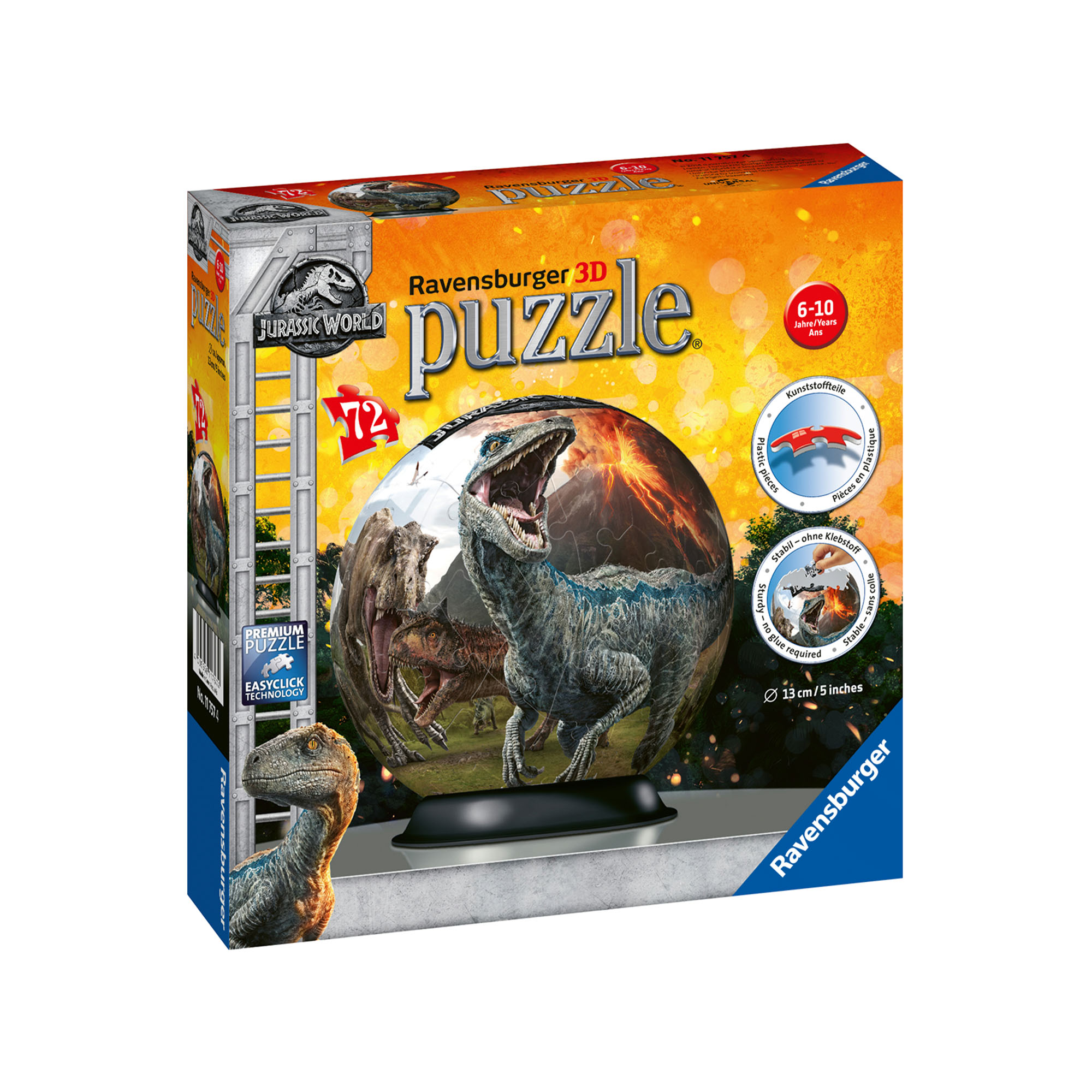 Ravensburger 3D Puzzleball 11757 - Jurassic World, , large