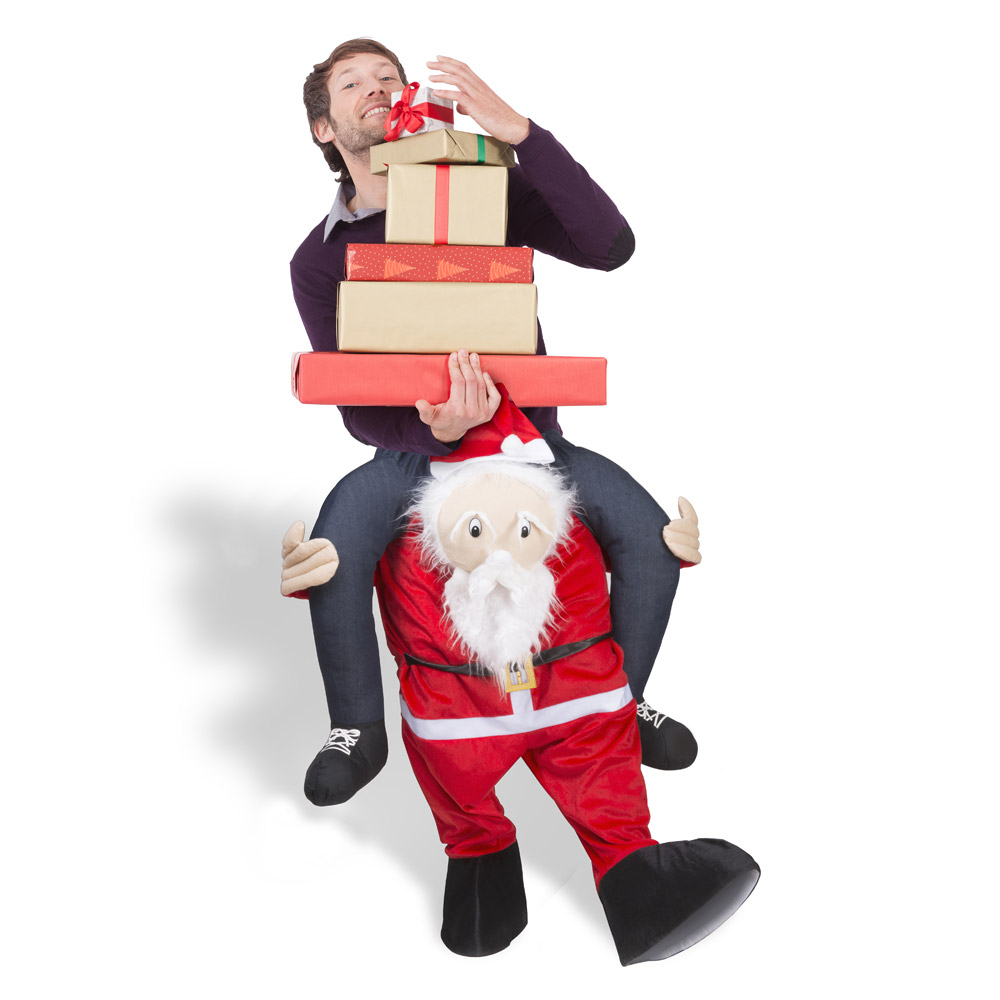 Costume natalizio spiritoso - Babbo Natale, , large