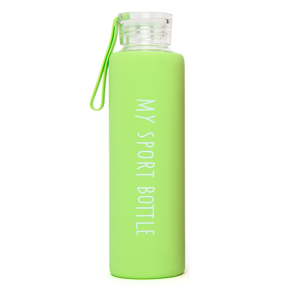 Borraccia in vetro e silicone, , large