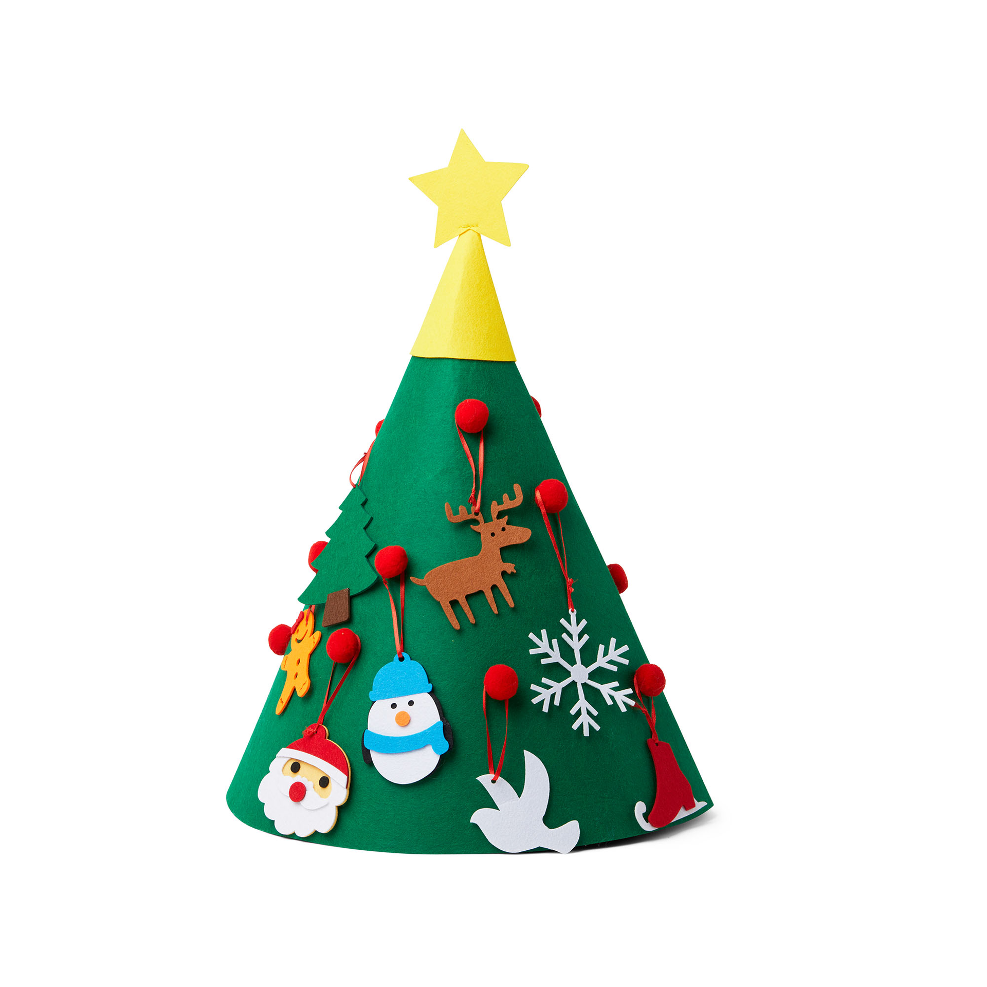 Albero di Natale Fai da te in feltro, , large