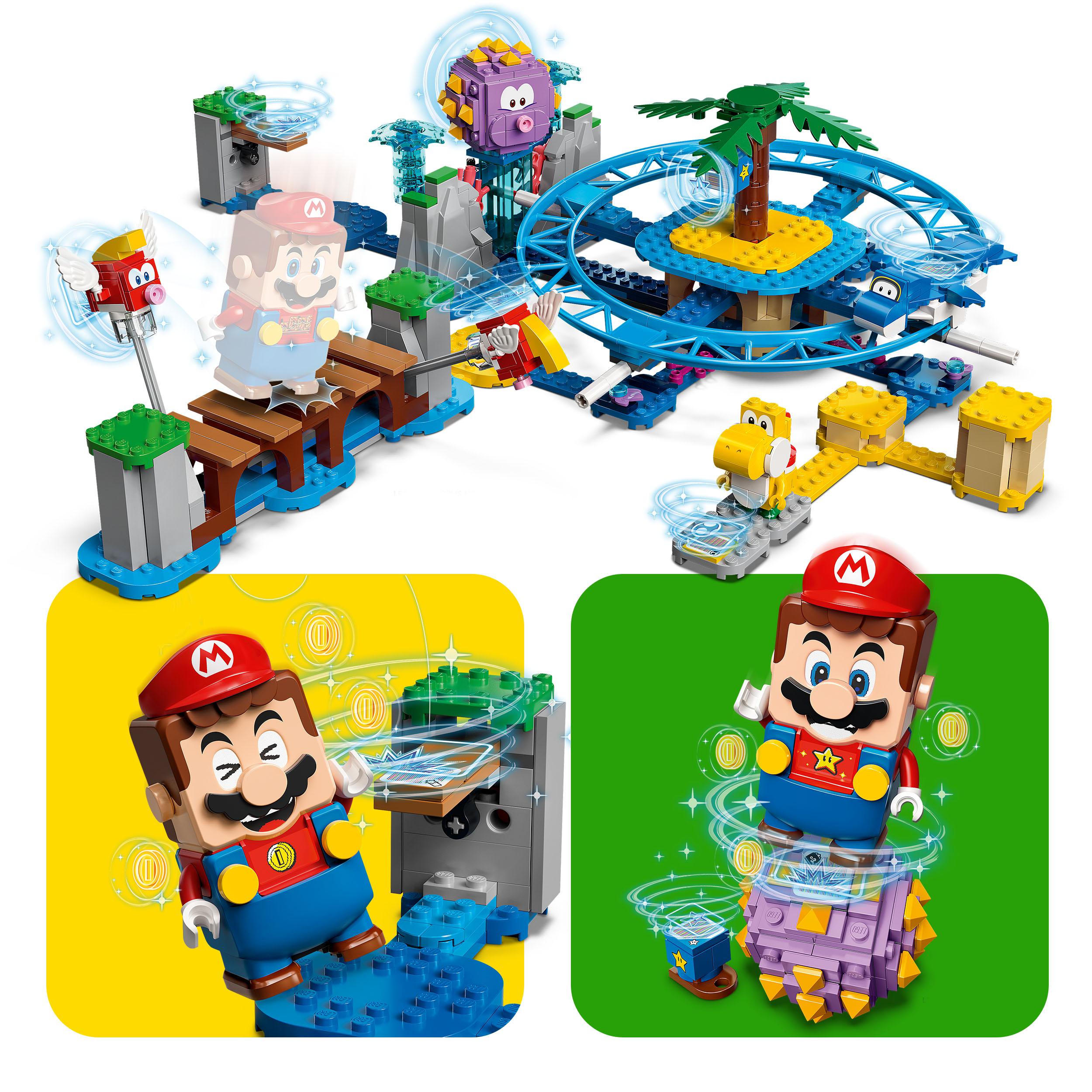 LEGO Super Mario Spiaggia del Ricciospino Gigante - Pack di Espansione, Giocatto 71400, , large